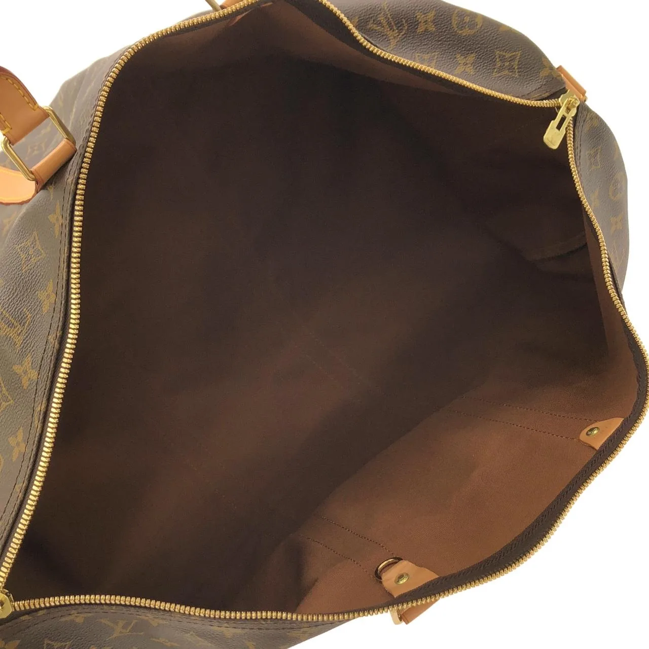 LOUIS VUITTON Keepall M41412 Boston Monogram 黑色 Monogram 中古品A - 縮圖 4