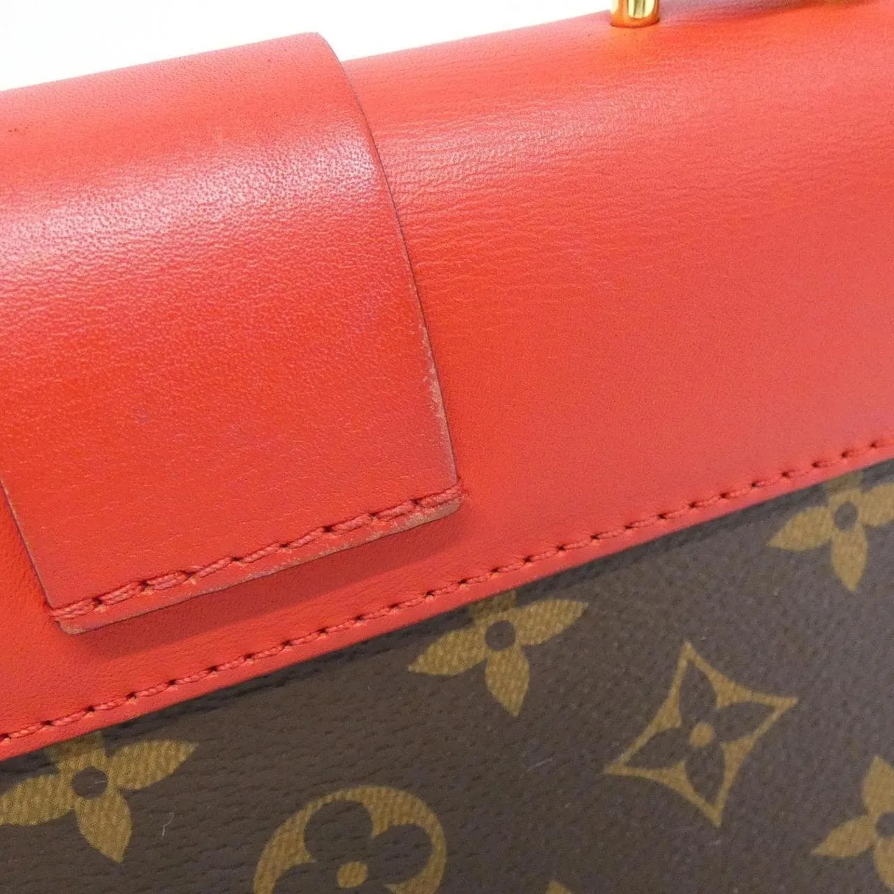 LOUIS VUITTON M44322 Handbag Monogram 黑色 Monogram 中古品B - 縮圖 5