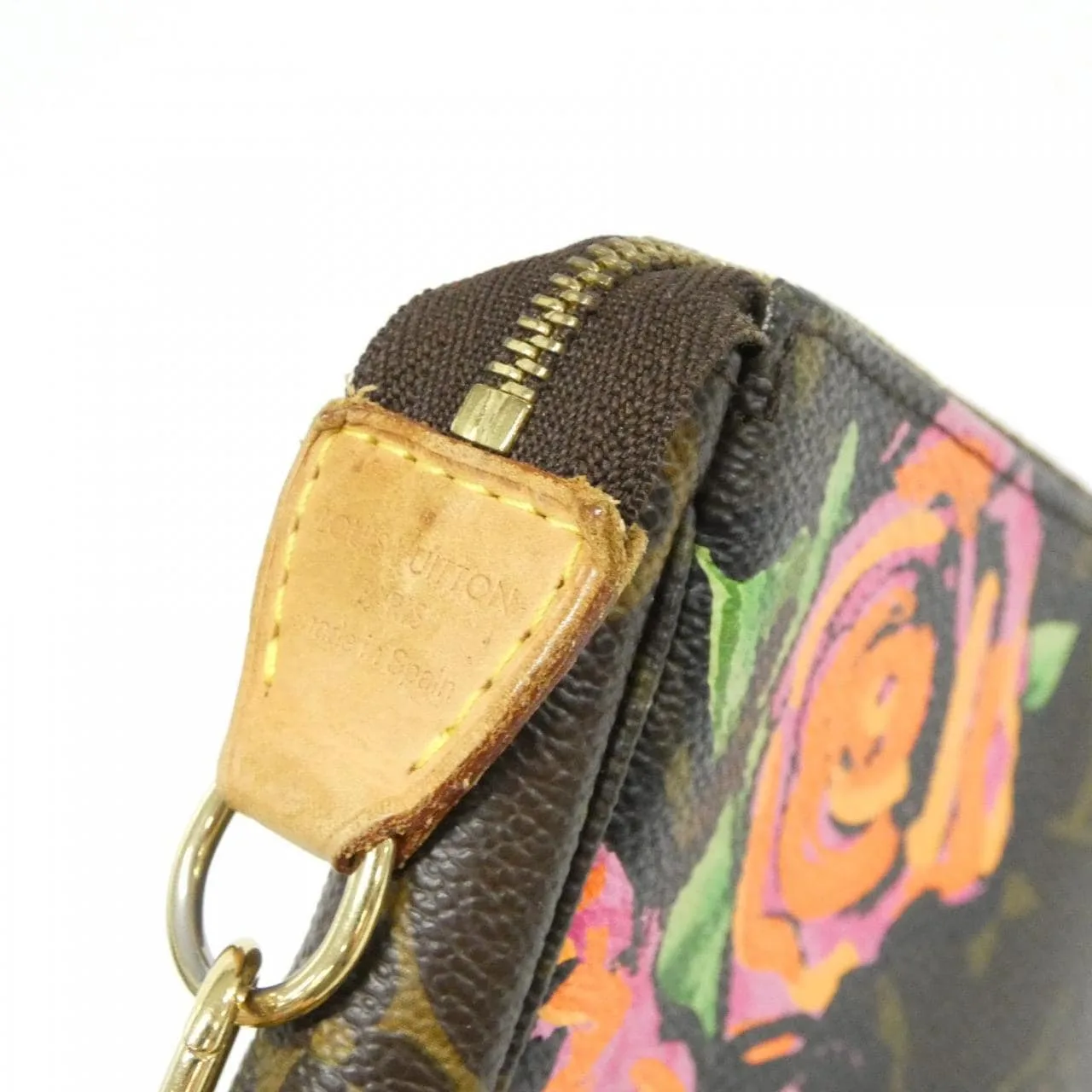 LOUIS VUITTON Pochette M48615 小斜揹包 Monogram 黑色 Monogram 中古品B - 縮圖 3