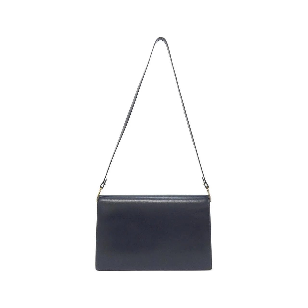 HERMES 001372CC Shoulder Box Calf Navy Box Calf Leather Rank A - Thumbnail 2