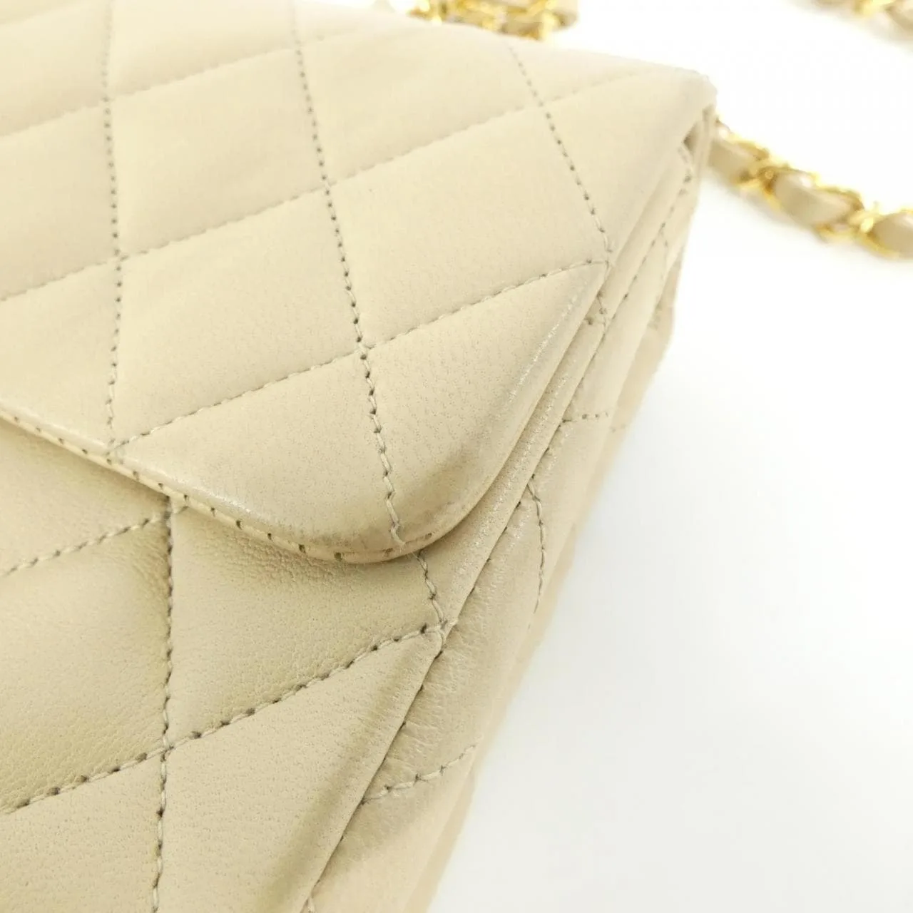 CHANEL 01163 Shoulder Lambskin