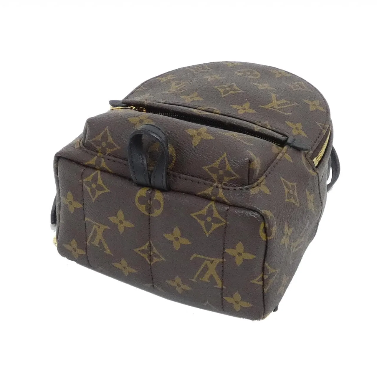 LOUIS VUITTON Palm Springs M44873 Backpack Monogram 黑色 Monogram 中古品A - 縮圖 3