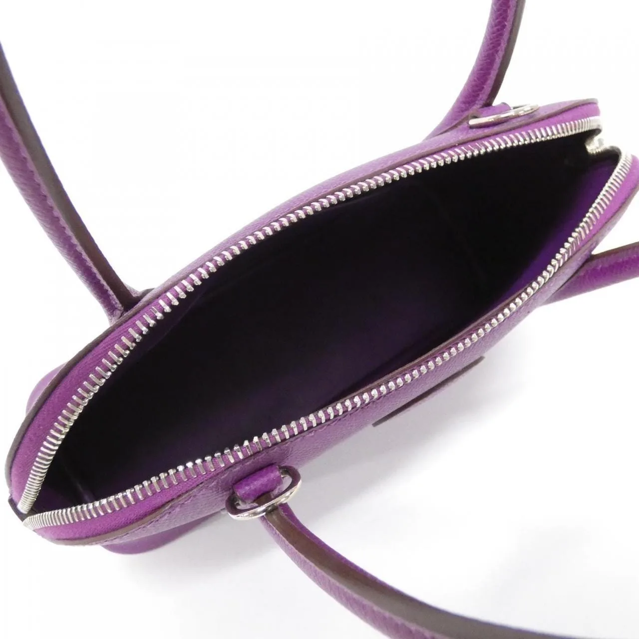 HERMES Bolide 041693CK Handbag Epsom Black Epsom Leather Rank A - Thumbnail 9