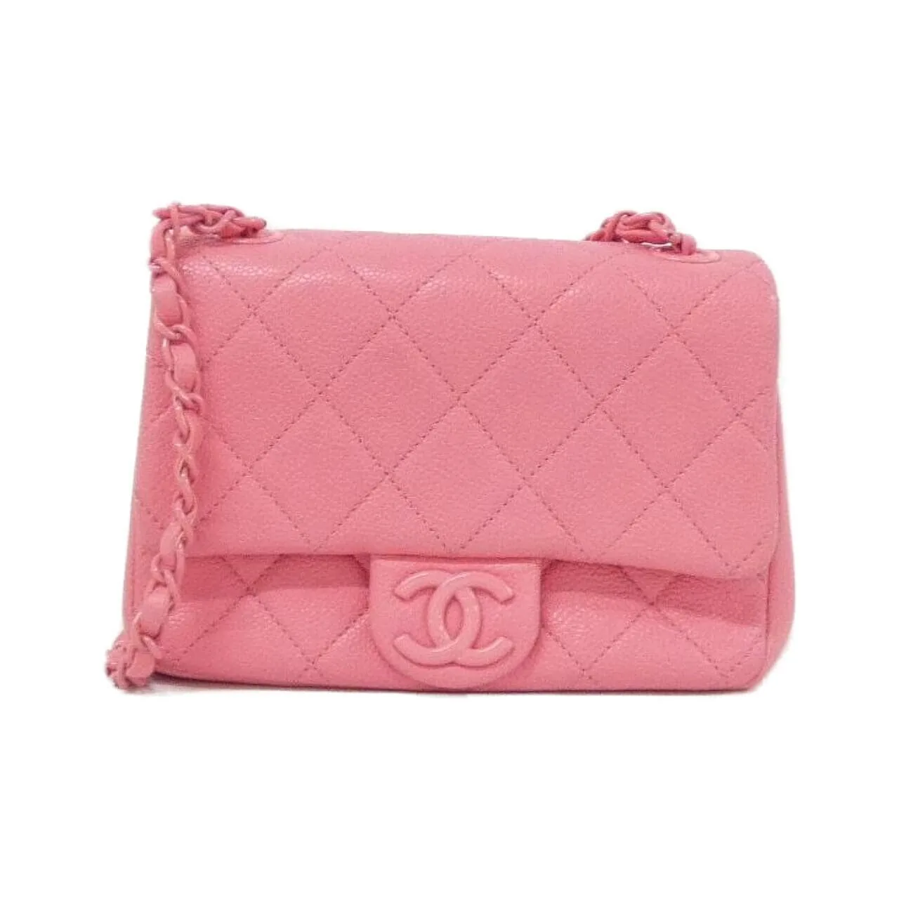 CHANEL Chanel 19 AS1784 Shoulder Grained Calfskin Pink