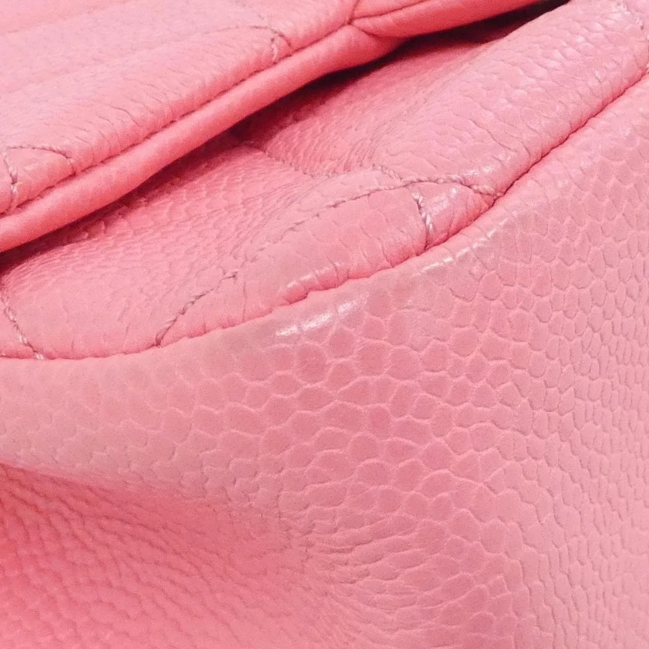 CHANEL Chanel 19 AS1784 Shoulder Grained Calfskin 粉色 荔枝紋牛皮 中古品A - 縮圖 3