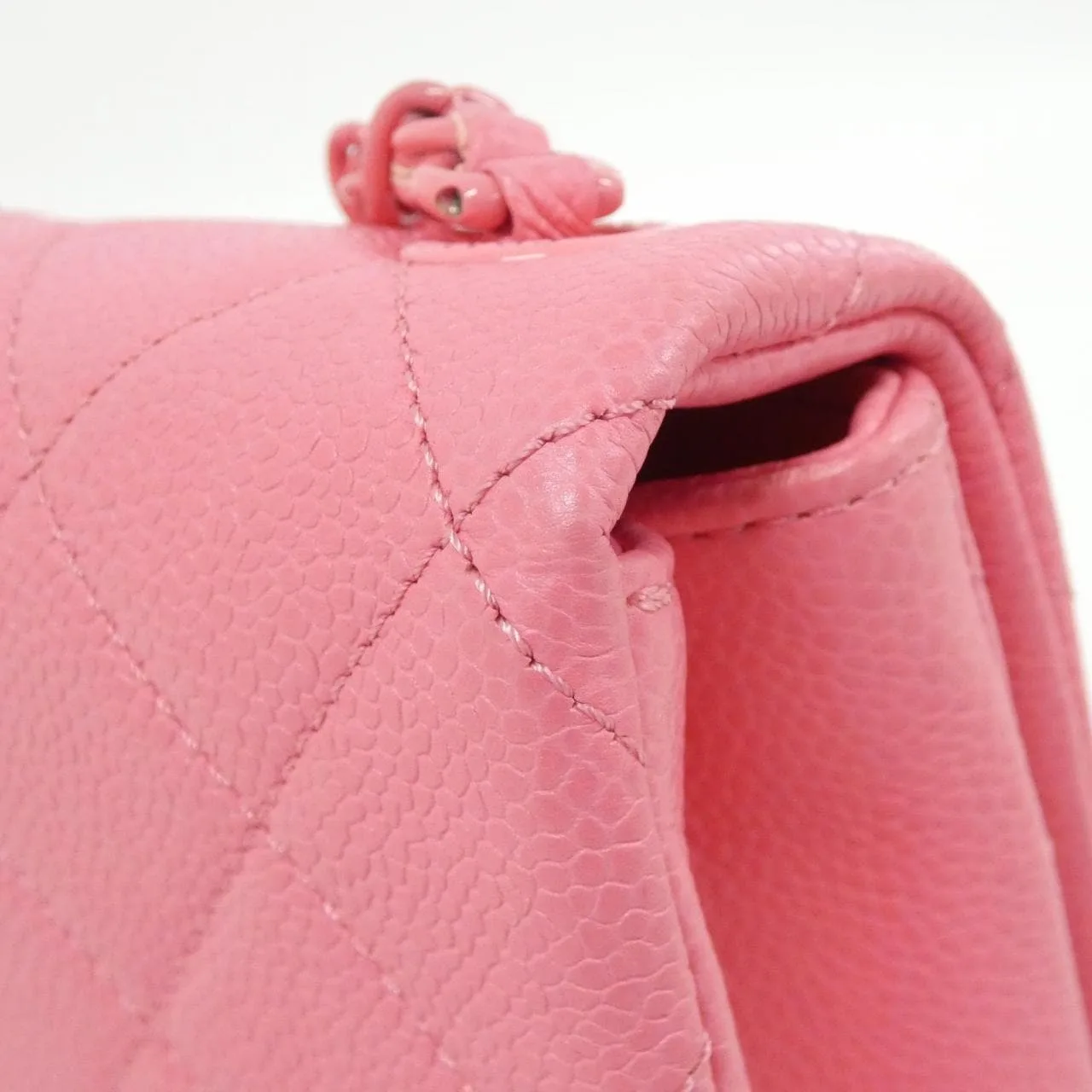 CHANEL Chanel 19 AS1784 Shoulder Grained Calfskin 粉色 荔枝紋牛皮 中古品A - 縮圖 5