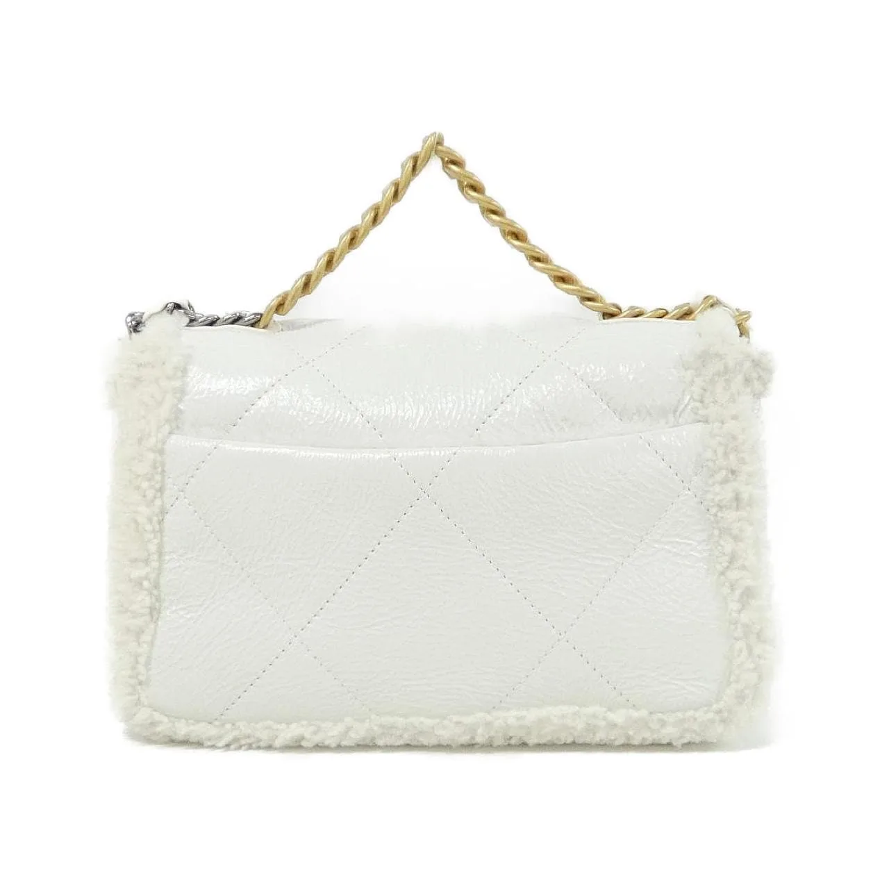 CHANEL Chanel 19 AS1160 Shoulder Lambskin 白色 羊皮 中古品A - 縮圖 2