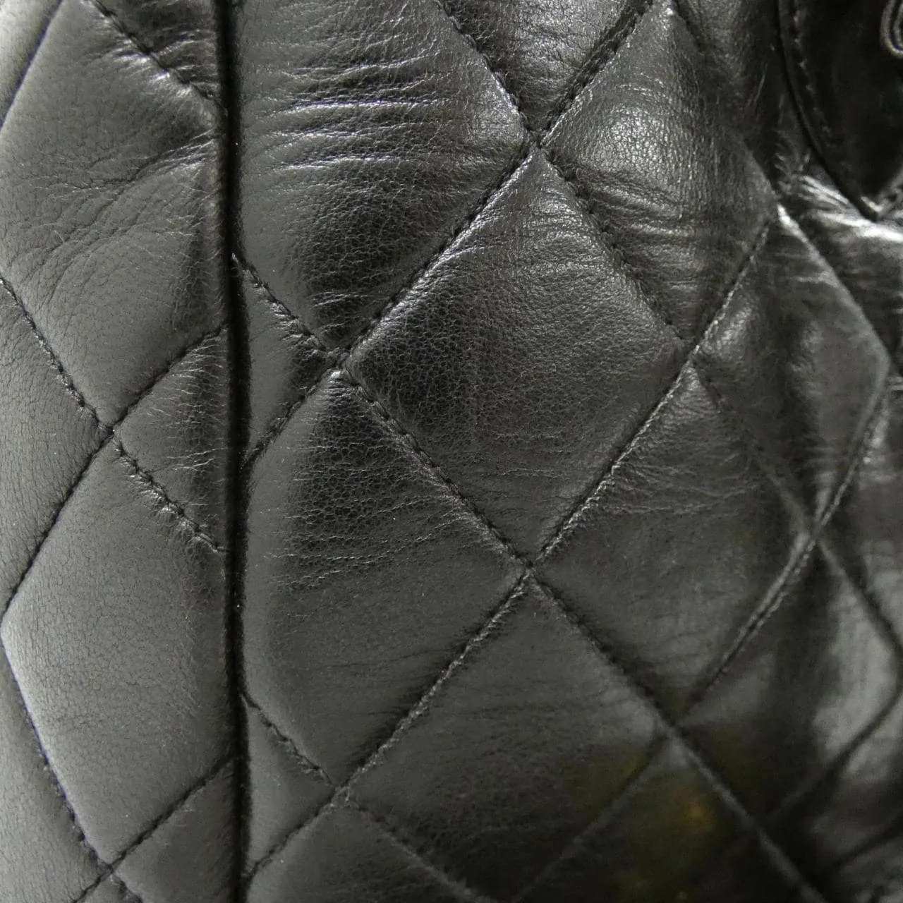 CHANEL 04194 Backpack Lambskin 黑色 羊皮 中古品B - 縮圖 6
