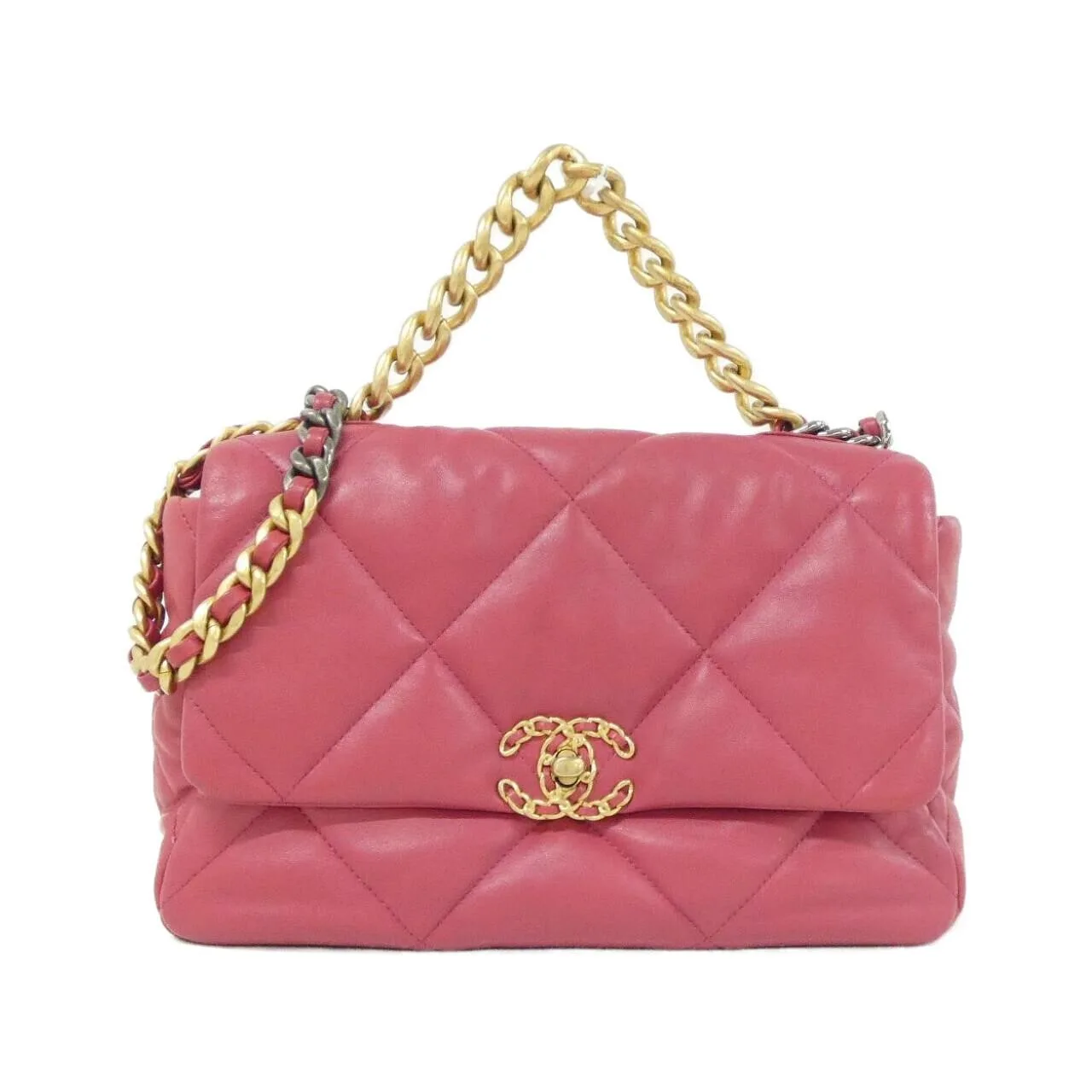 CHANEL Chanel 19 AS1161 Shoulder Lambskin Pink