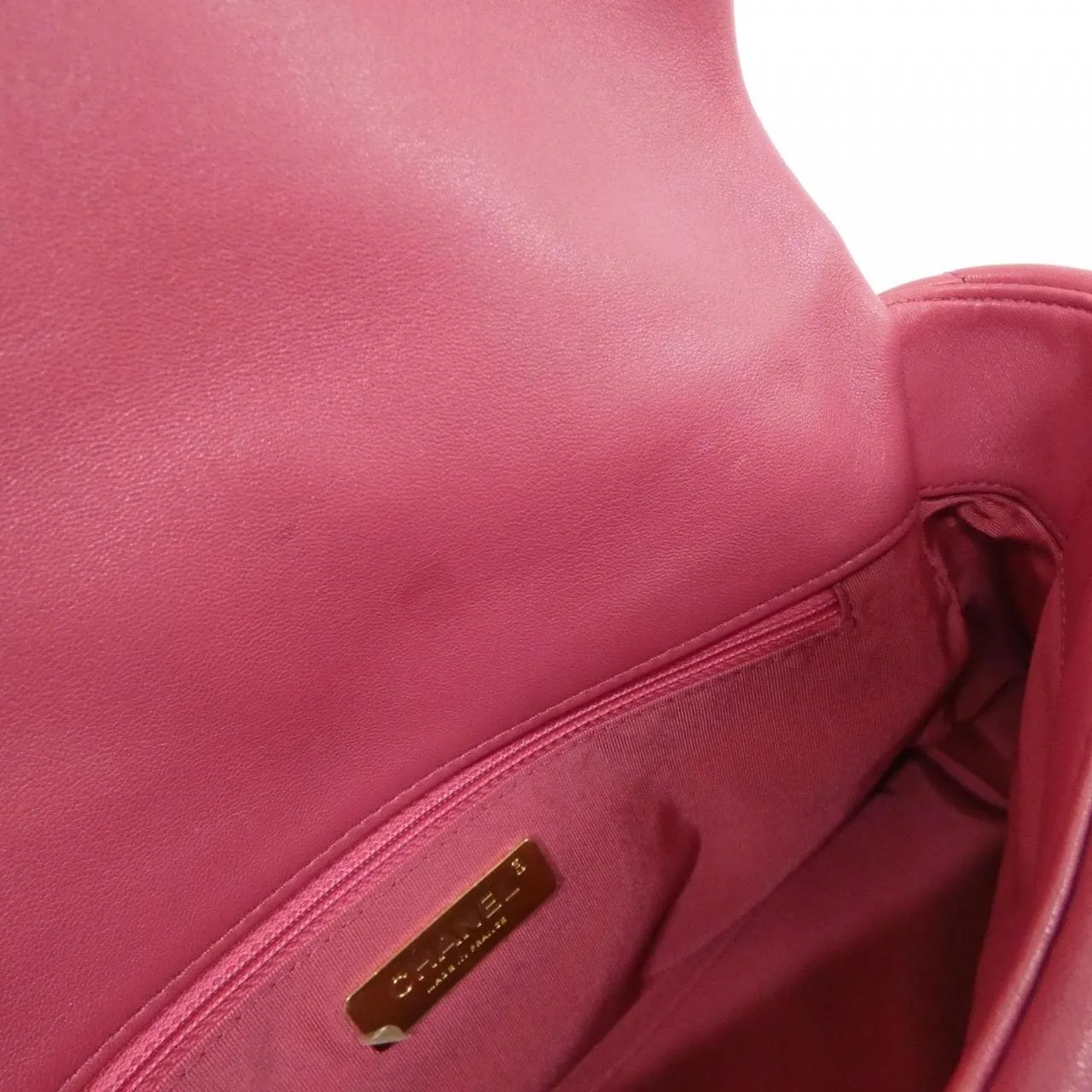 CHANEL Chanel 19 AS1161 Shoulder Lambskin 粉色 羊皮 中古品A - 縮圖 10