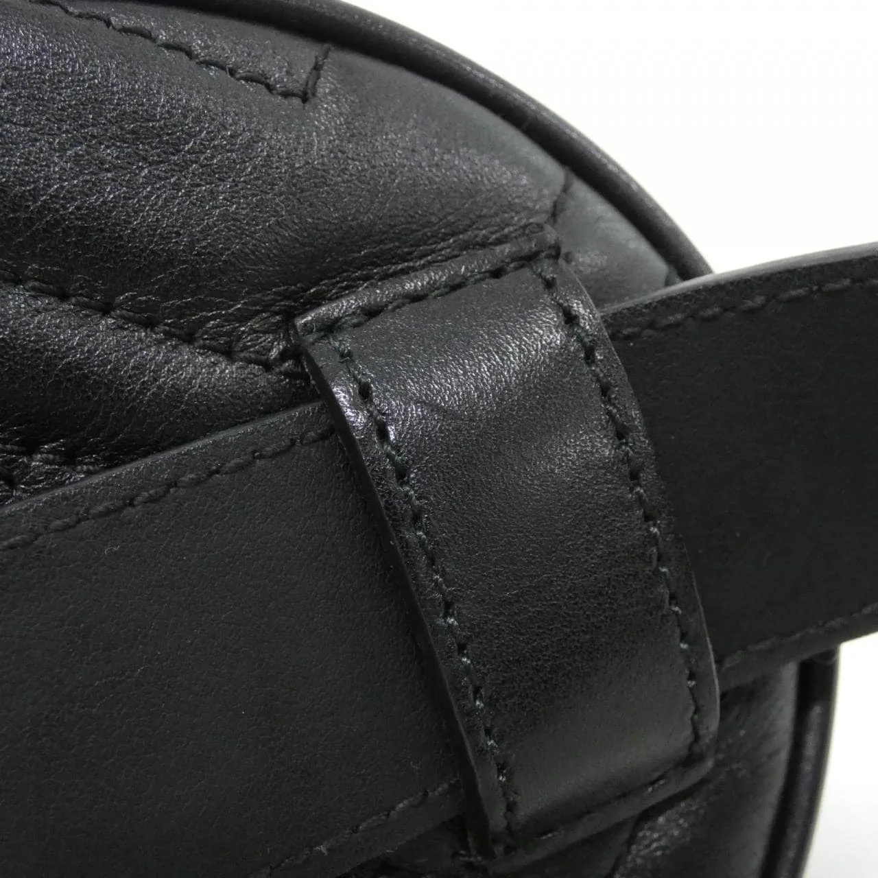 GUCCI 476434 DSVRT Belt Leather 黑色 皮革 中古品A - 縮圖 7