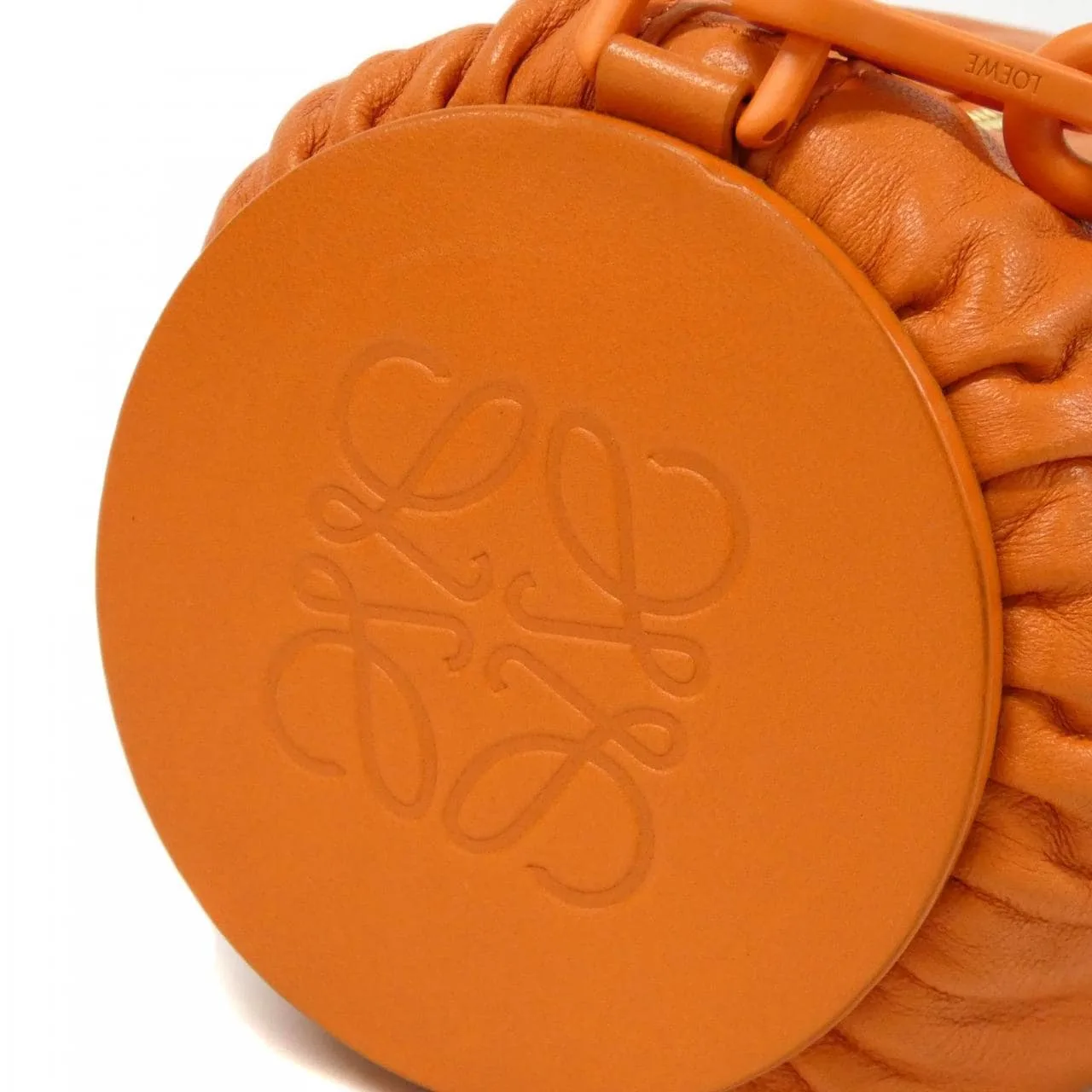 LOEWE A912P84X15 Shoulder Lambskin 黑色 羊皮 中古品A - 縮圖 3