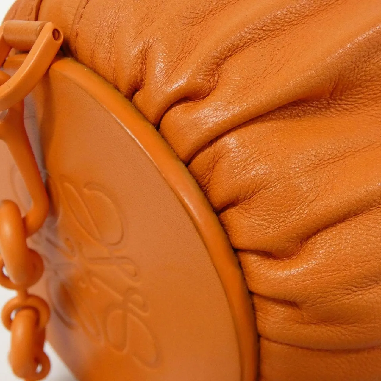 LOEWE A912P84X15 Shoulder Lambskin 黑色 羊皮 中古品A - 縮圖 6