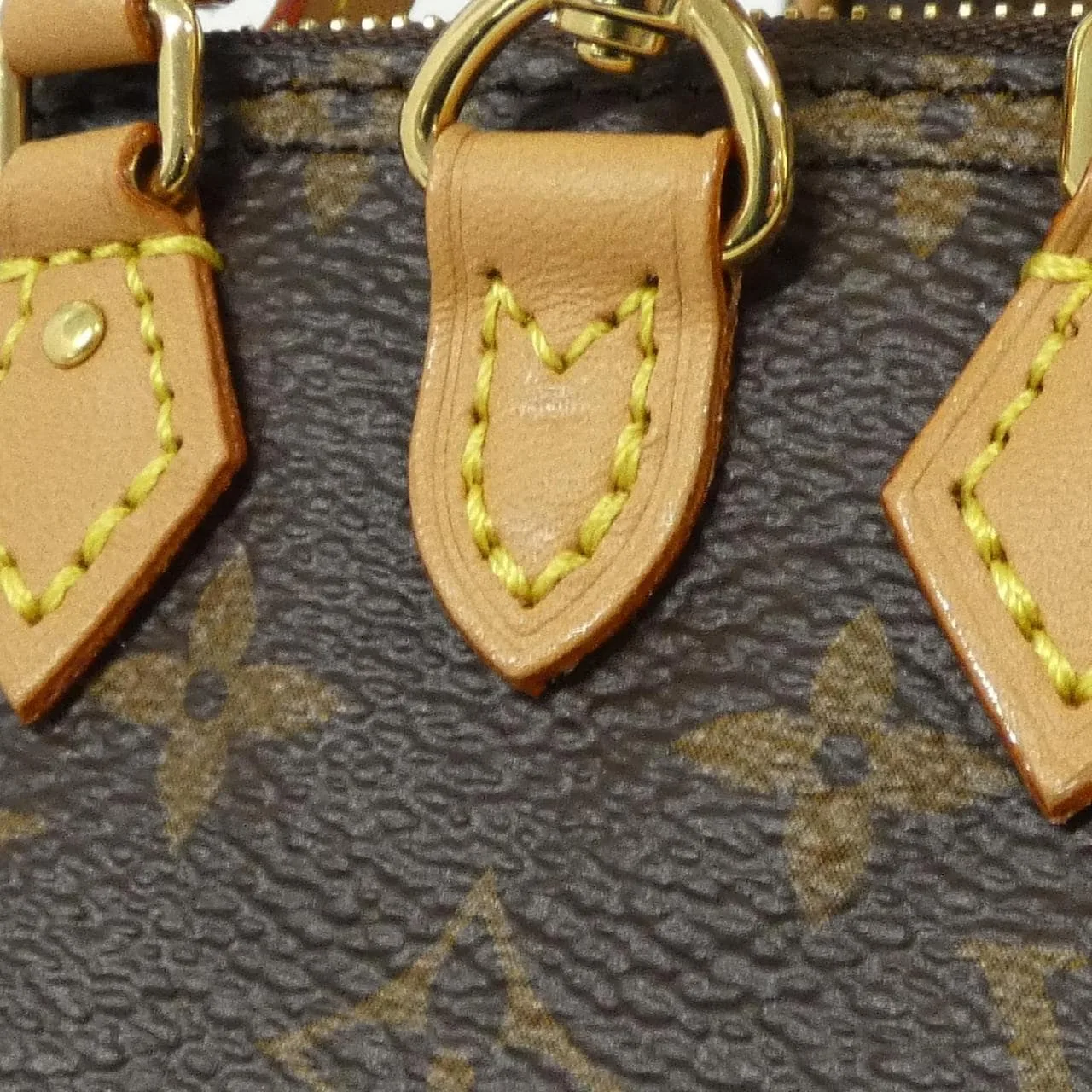 LOUIS VUITTON M81081 Handbag Monogram 黑色 Monogram 中古品A - 縮圖 5