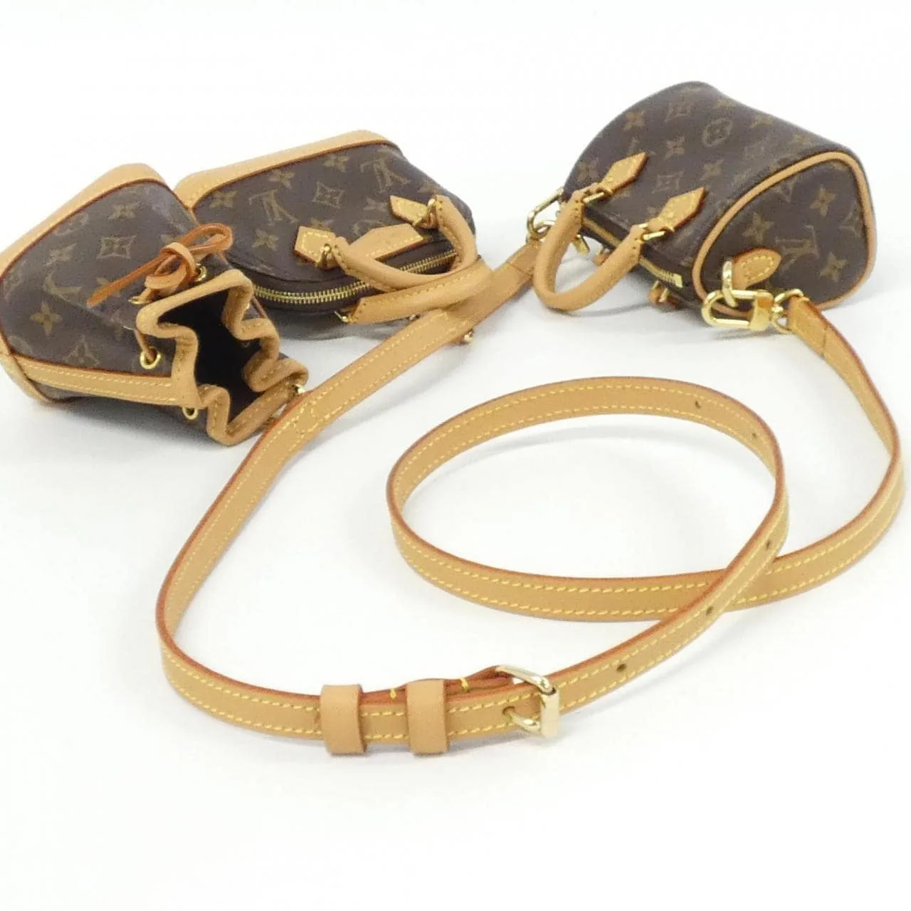 LOUIS VUITTON M81081 Handbag Monogram 黑色 Monogram 中古品A - 縮圖 7