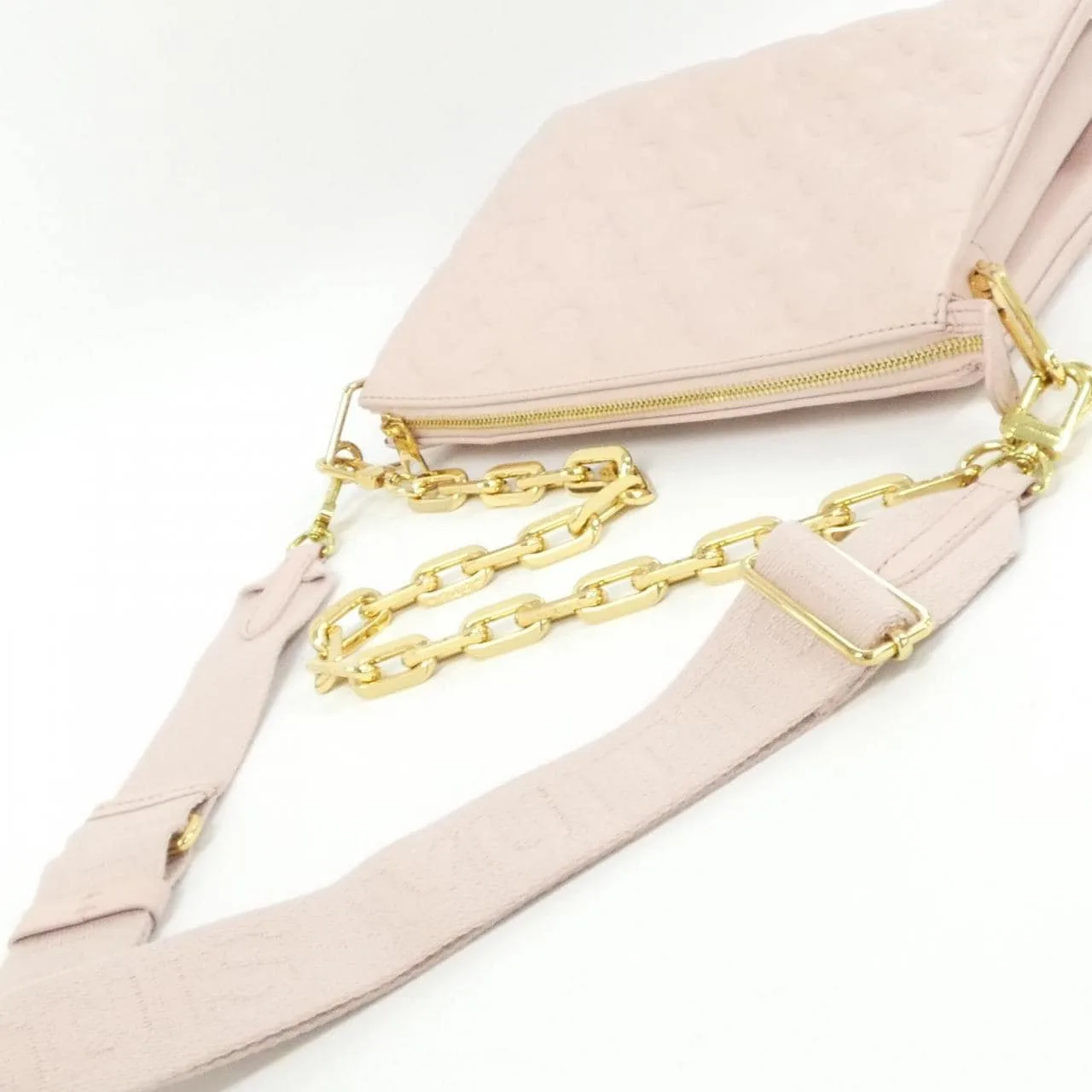 LOUIS VUITTON M59276 Shoulder Lambskin 粉色 羊皮 中古品A - 縮圖 9