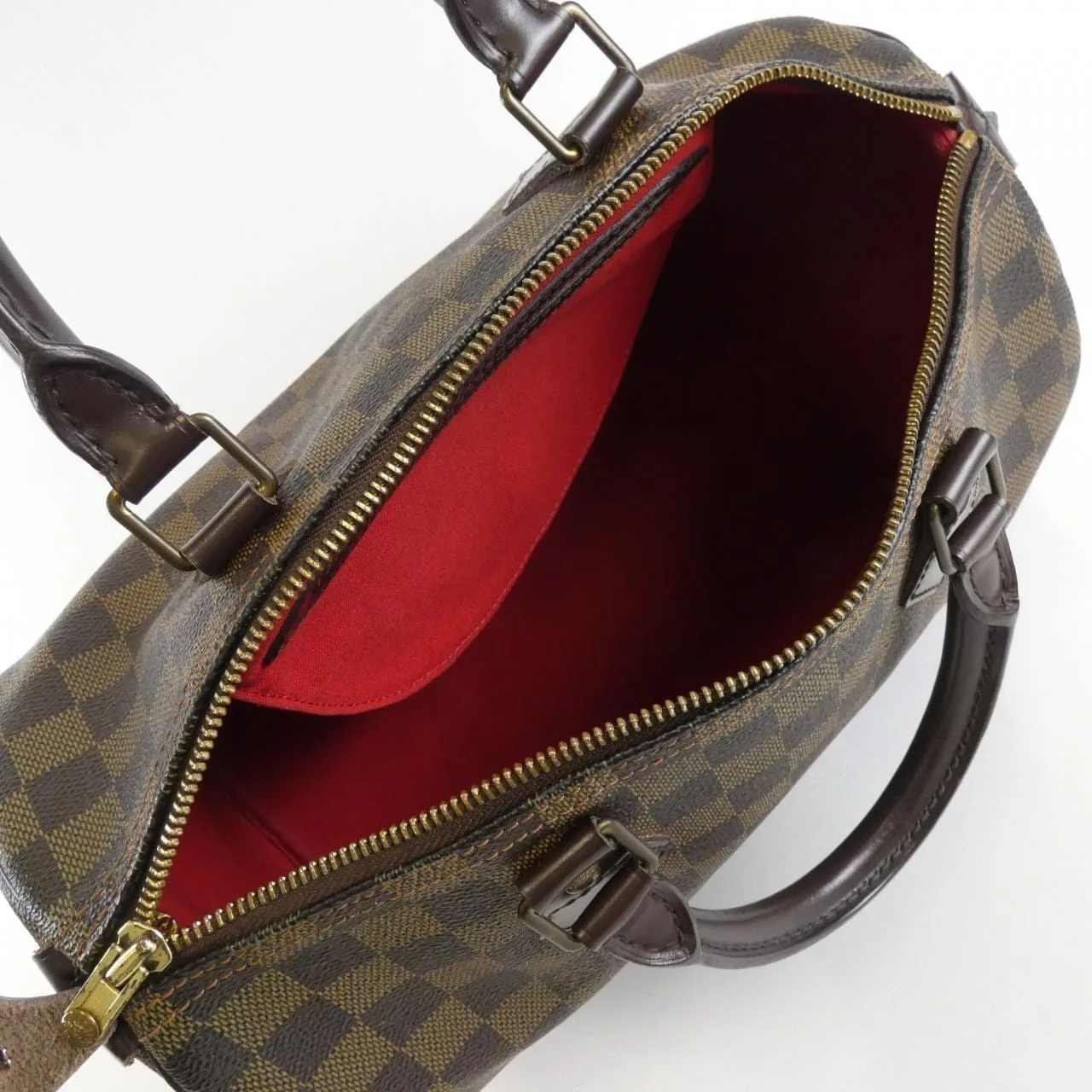 LOUIS VUITTON Speedy N41531 Boston Damier Black Damier Rank B - Thumbnail 9