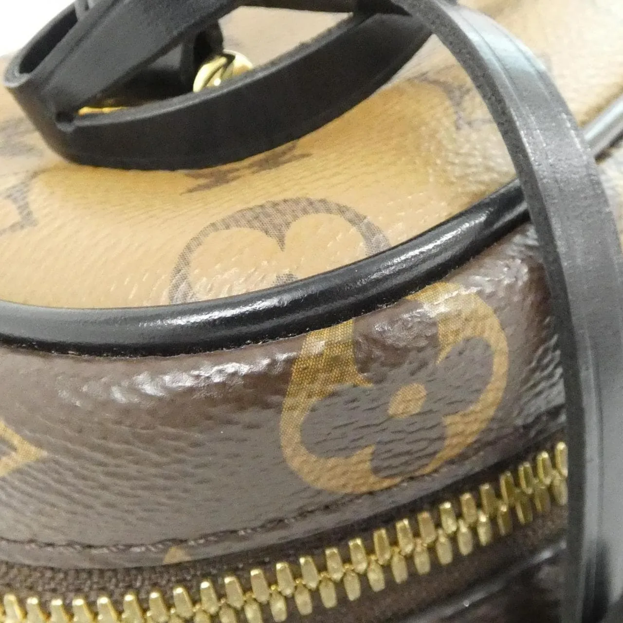 LOUIS VUITTON M45165 Handbag Monogram 黑色 Monogram 中古品A - 縮圖 8