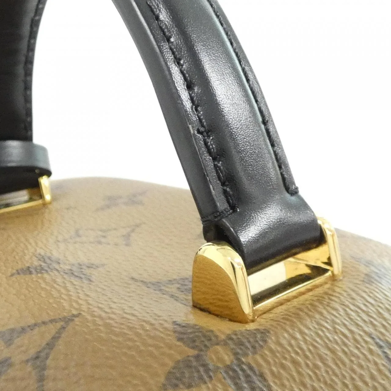 LOUIS VUITTON M45165 Handbag Monogram 黑色 Monogram 中古品A - 縮圖 9