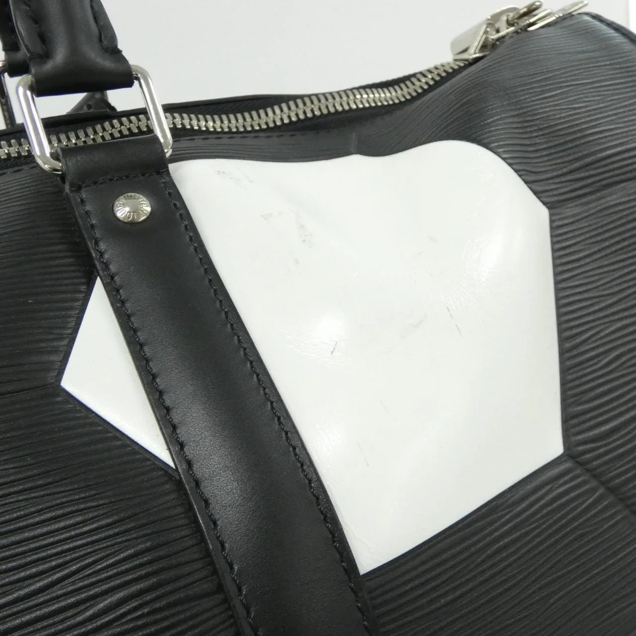 LOUIS VUITTON Keepall M52187 Boston Epi 黑色 Epi 中古品A - 縮圖 6