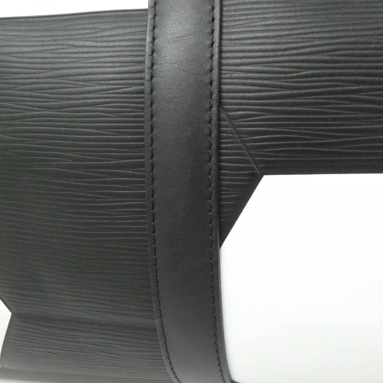 LOUIS VUITTON Keepall M52187 Boston Epi 黑色 Epi 中古品A - 縮圖 8