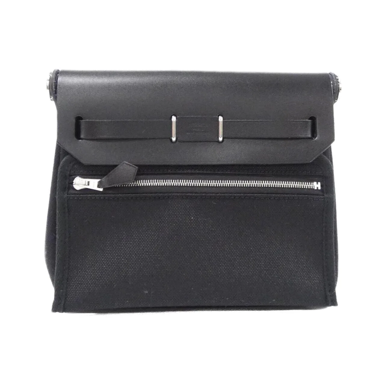 HERMES Herbag 086430CK Shoulder Black Unused - Thumbnail 2