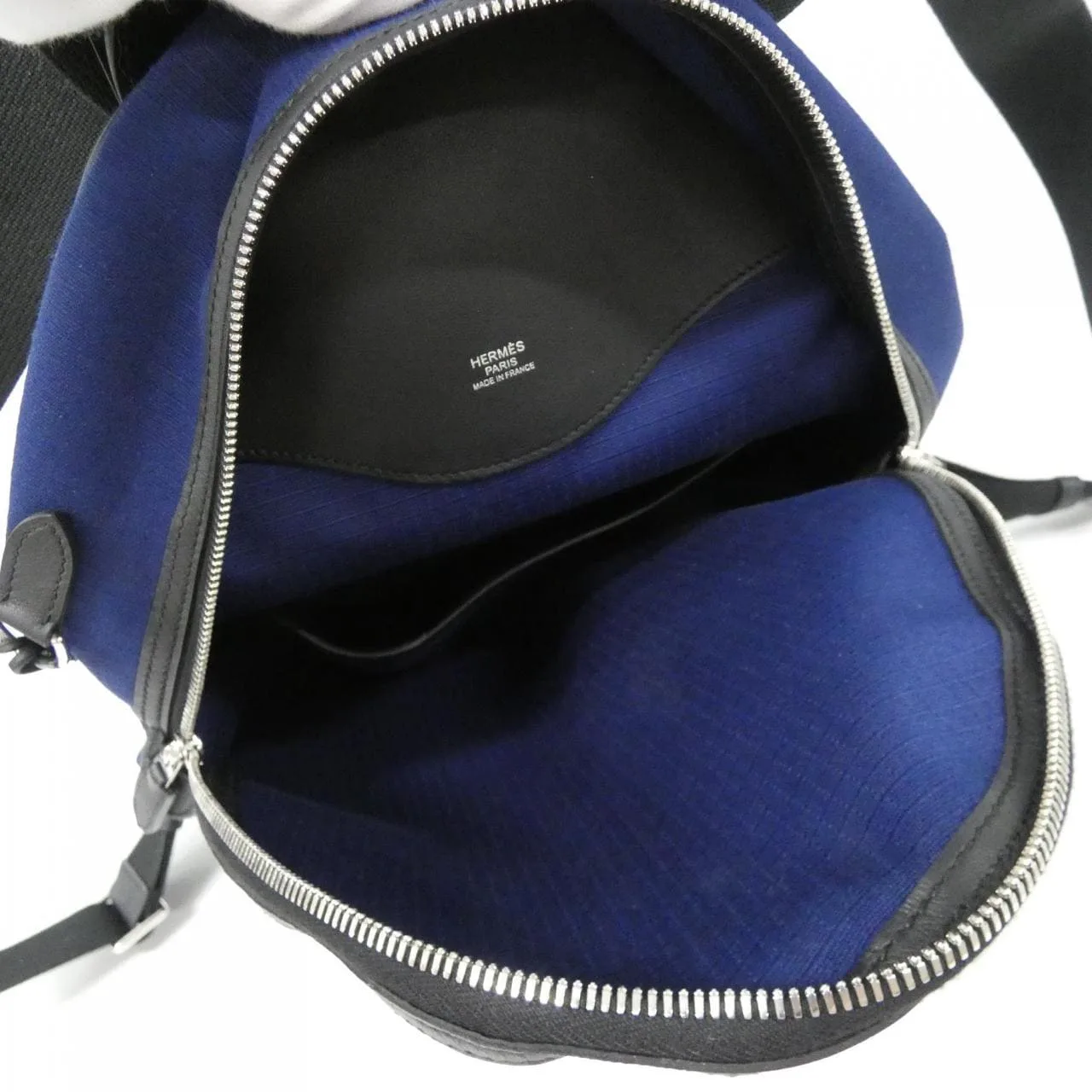 HERMES 083582CK Backpack Swift Black Swift Leather Rank A - Thumbnail 7