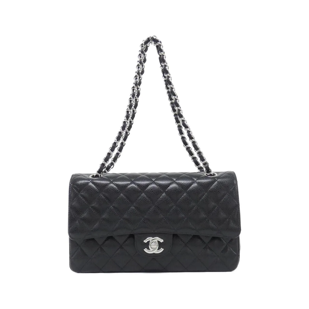 CHANEL Matelasse 1112 Shoulder Grained Calfskin