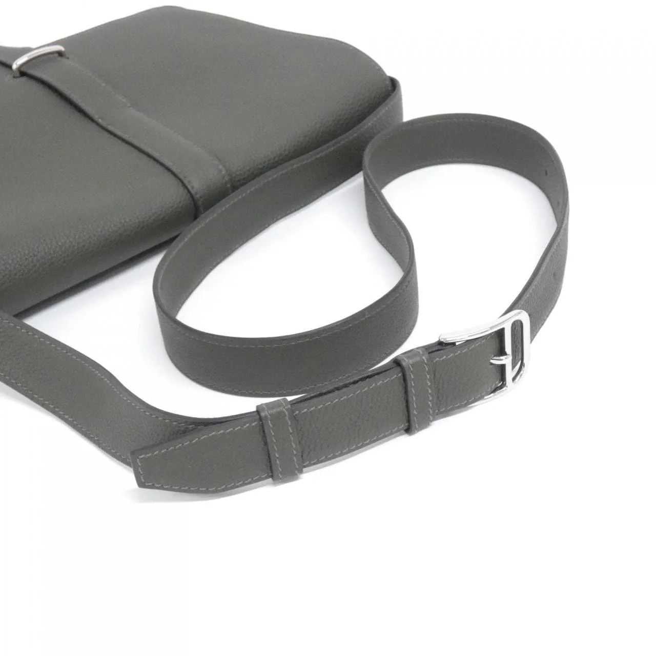 HERMES 082119CK Shoulder Togo Black Togo Leather Rank A - Thumbnail 5