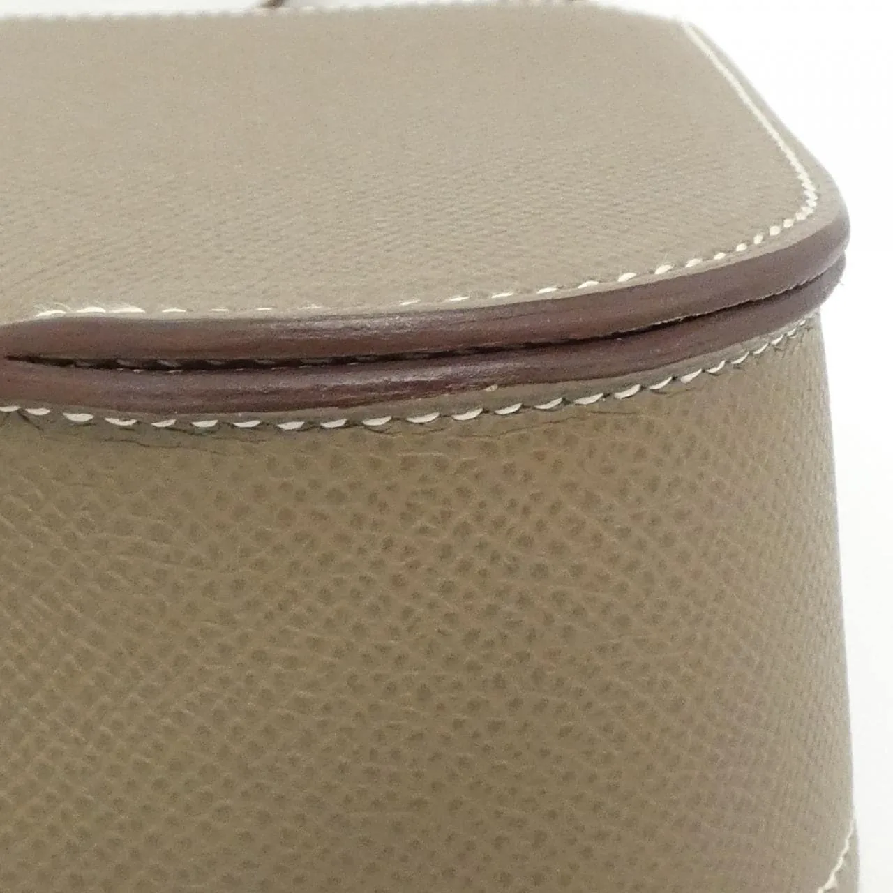 HERMES 085367CK Shoulder Epsom Etoupe Epsom Leather Rank A - Thumbnail 3