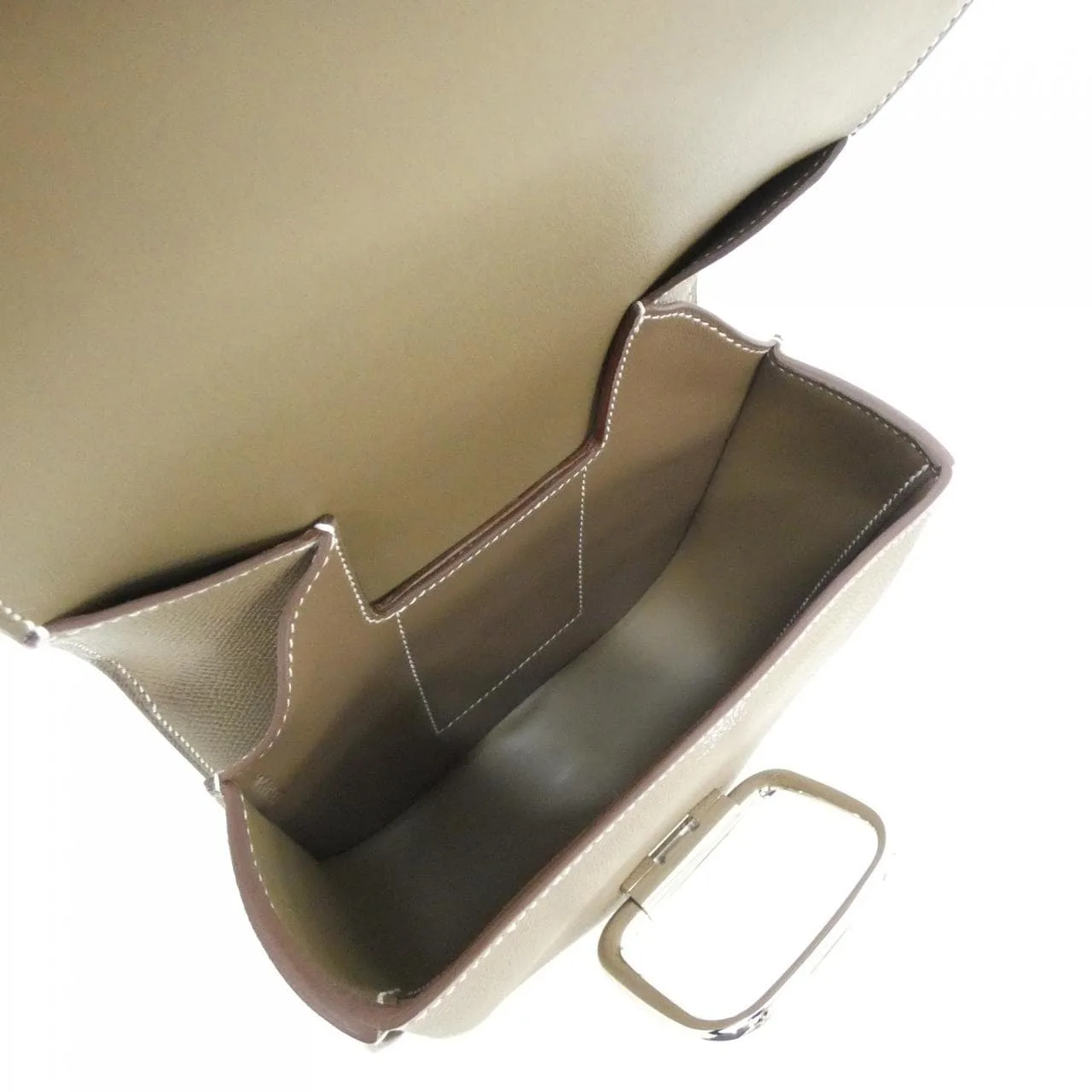 HERMES 085367CK Shoulder Epsom Etoupe Epsom Leather Rank A - Thumbnail 6