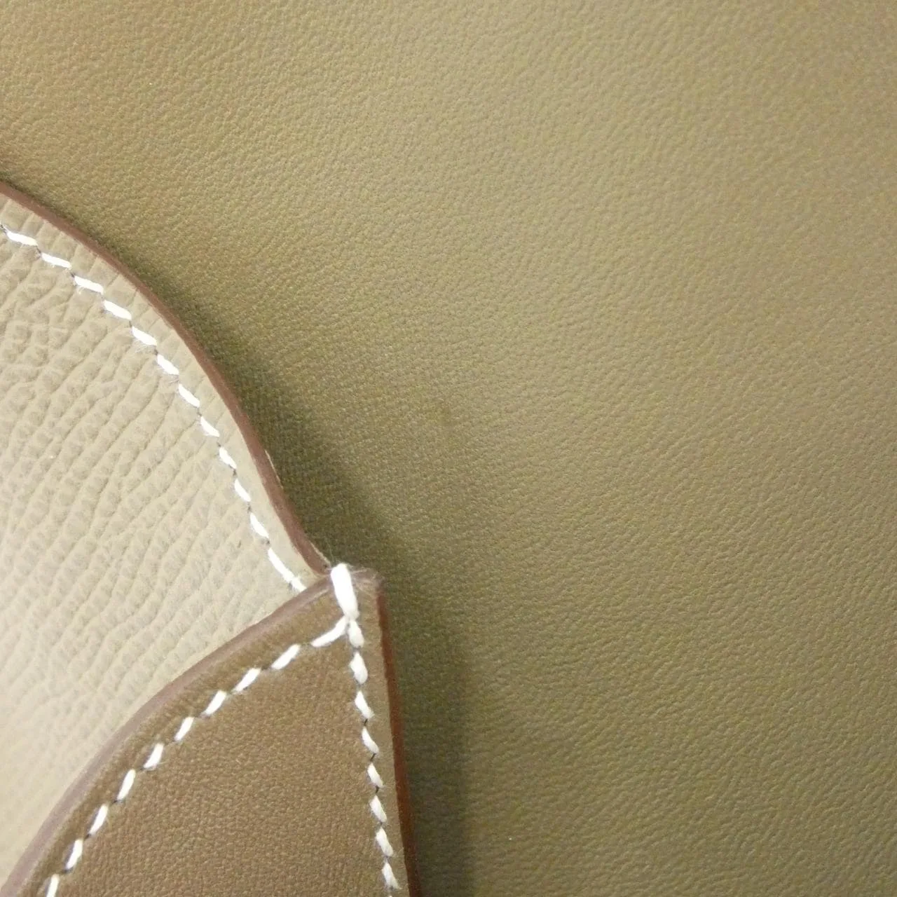 HERMES 085367CK Shoulder Epsom Etoupe Epsom Leather Rank A - Thumbnail 7