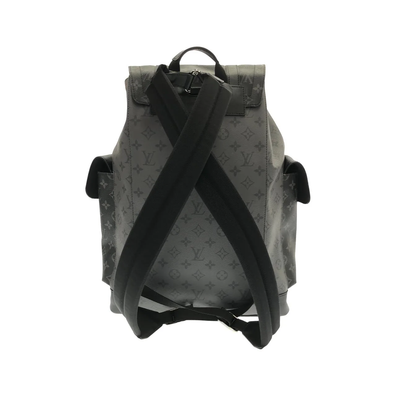 LOUIS VUITTON Christopher M45419 Backpack Monogram 黑色 Monogram 中古品A - 縮圖 2