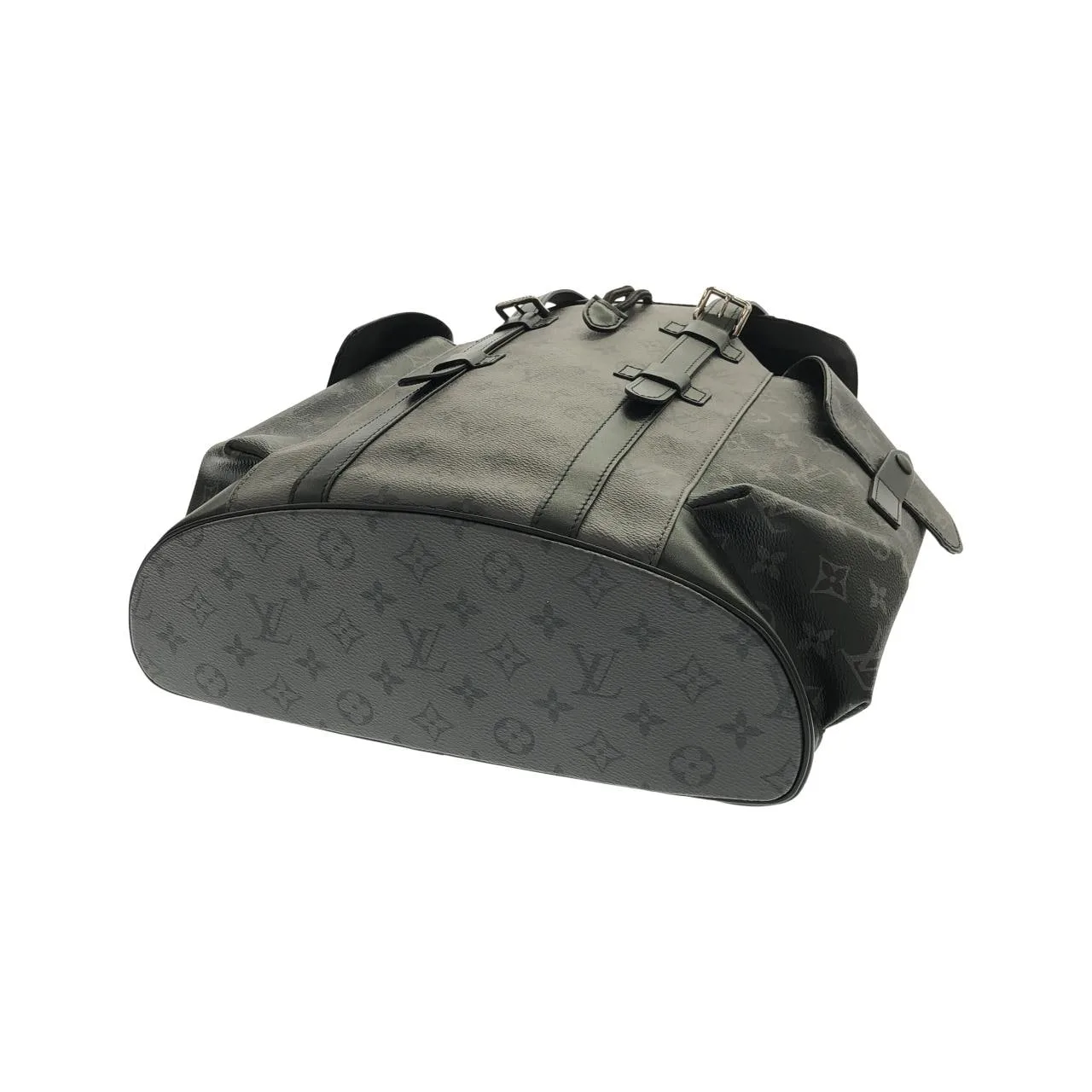 LOUIS VUITTON Christopher M45419 Backpack Monogram 黑色 Monogram 中古品A - 縮圖 3