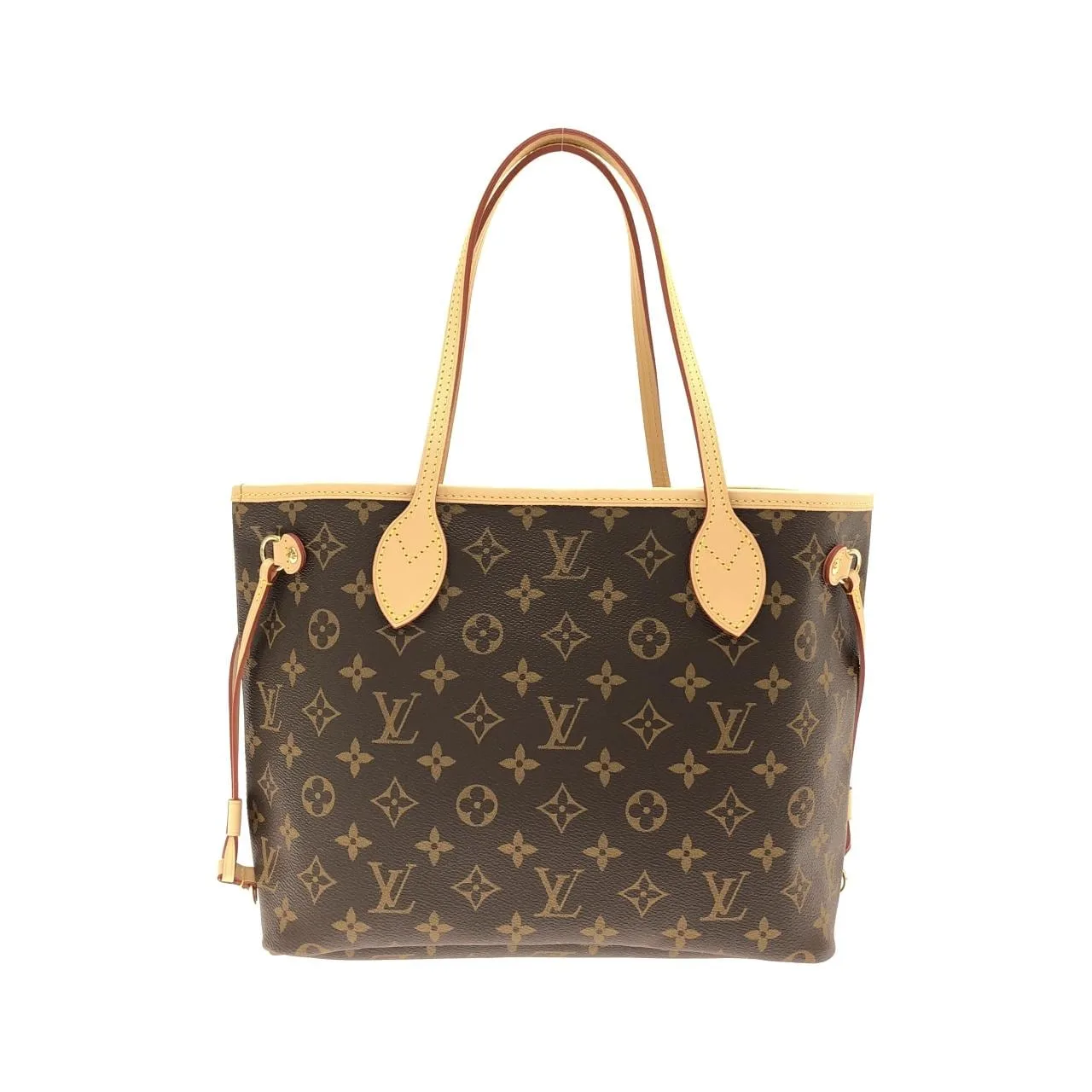 LOUIS VUITTON Neverfull M46979 Tote Monogram 米色 Monogram 中古品A - 縮圖 2