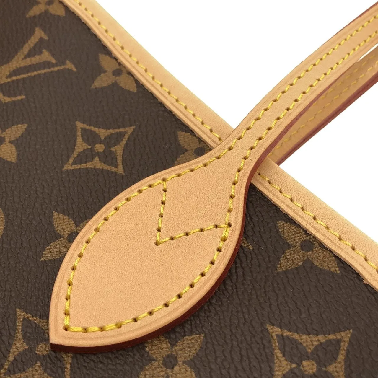 LOUIS VUITTON Neverfull M46979 Tote Monogram 米色 Monogram 中古品A - 縮圖 5