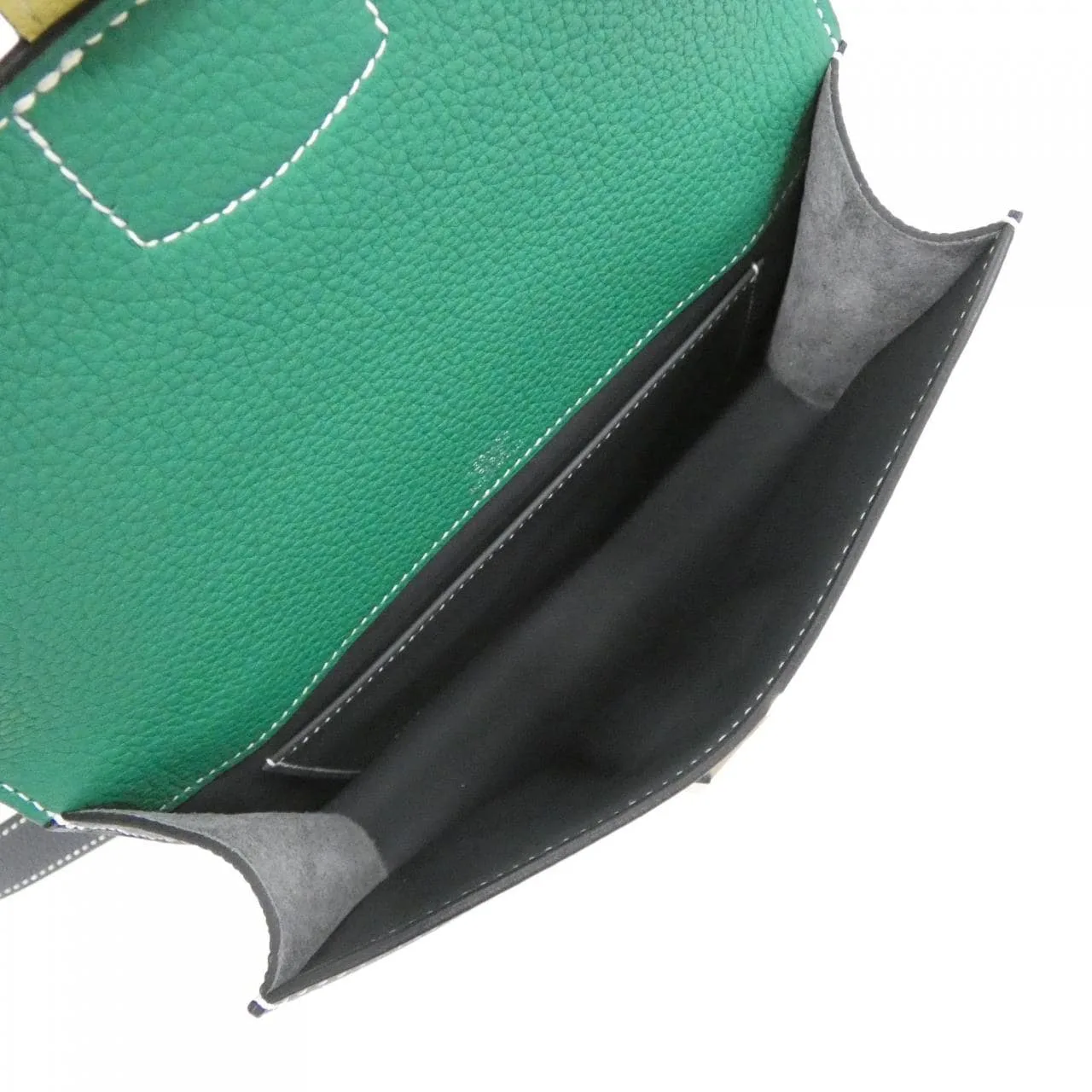 HERMES 085452CK Shoulder Togo Black Togo Leather Rank A - Thumbnail 7