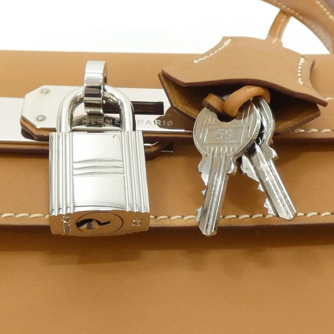 HERMES Kelly Handbag Black Rank A - Thumbnail 6