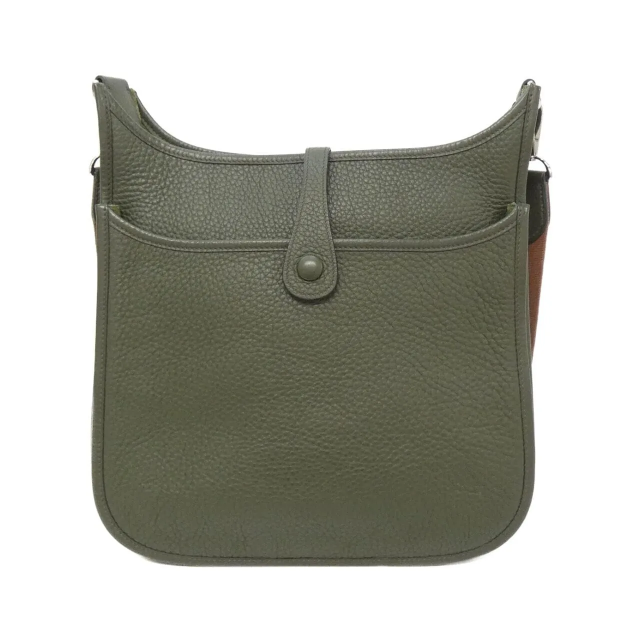 HERMES Evelyne 043768CK Shoulder Clemence Black Clemence Leather Rank A - Thumbnail 2