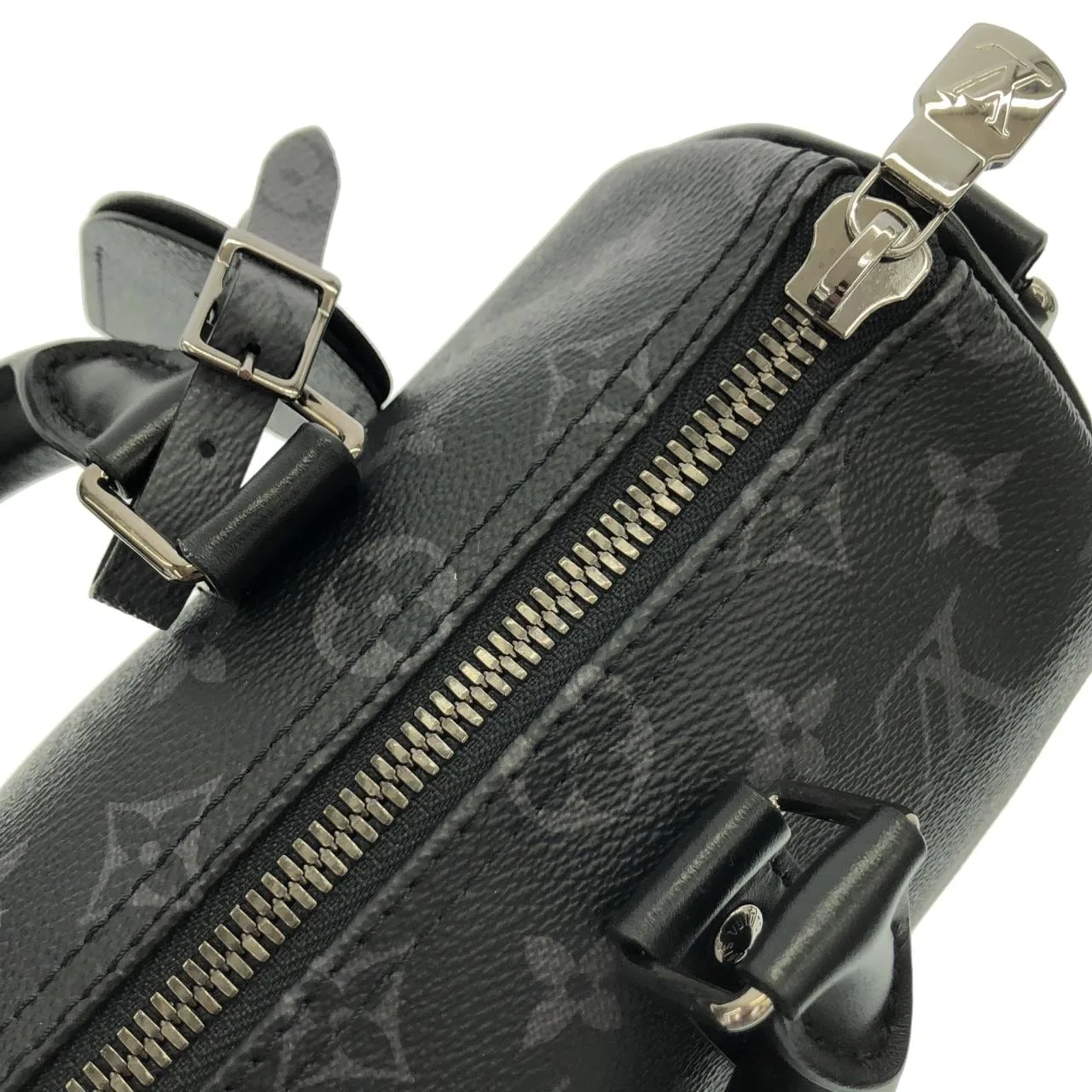 LOUIS VUITTON Eclipse M46271 Boston Monogram 黑色 Monogram 中古品A - 縮圖 5