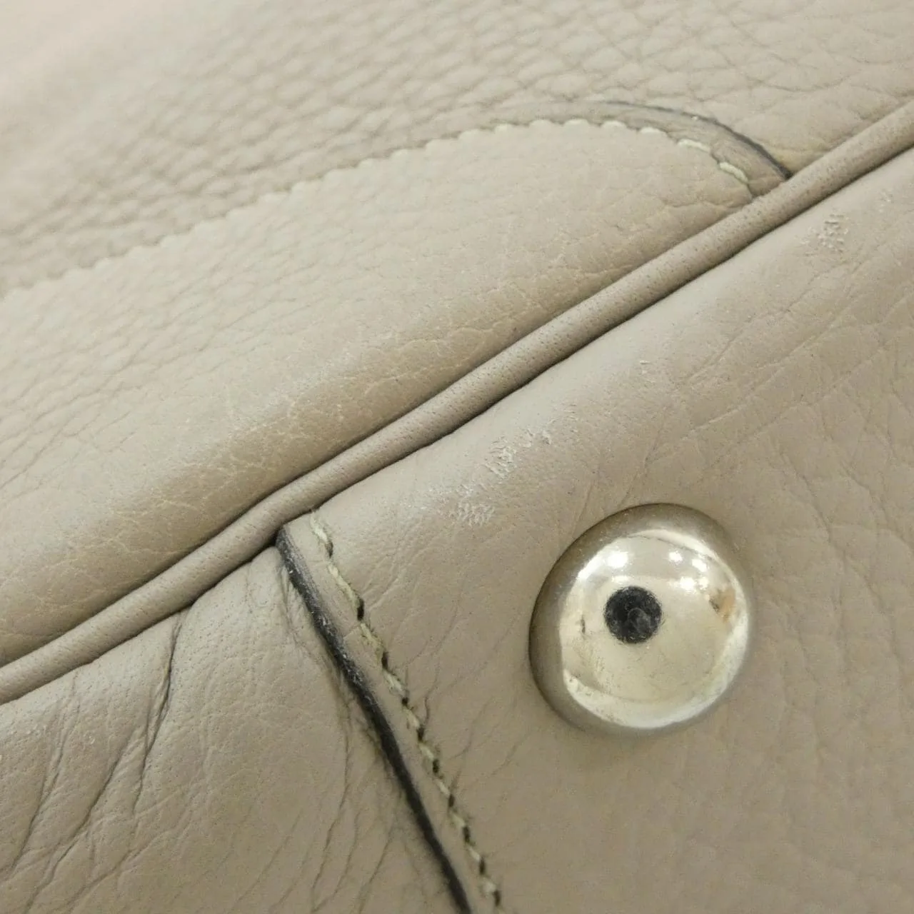 HERMES Bag Clemence Black Clemence Leather Rank B - Thumbnail 2