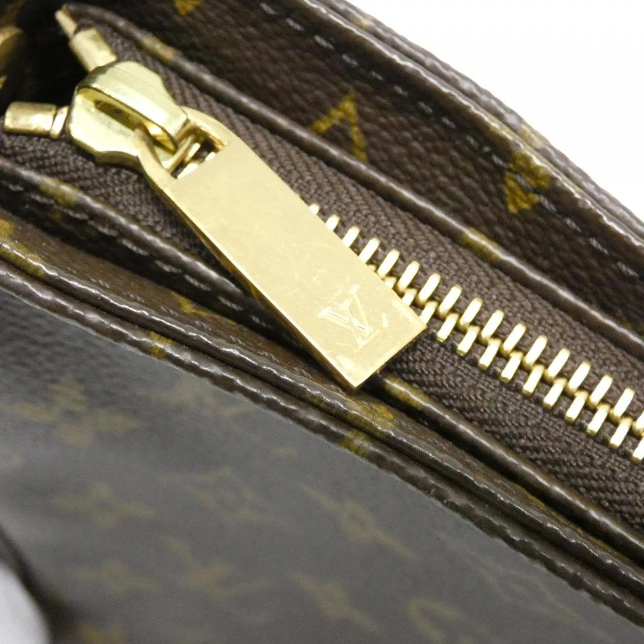 LOUIS VUITTON Looping M51146 Shoulder Monogram 黑色 Monogram 中古品A - 縮圖 3