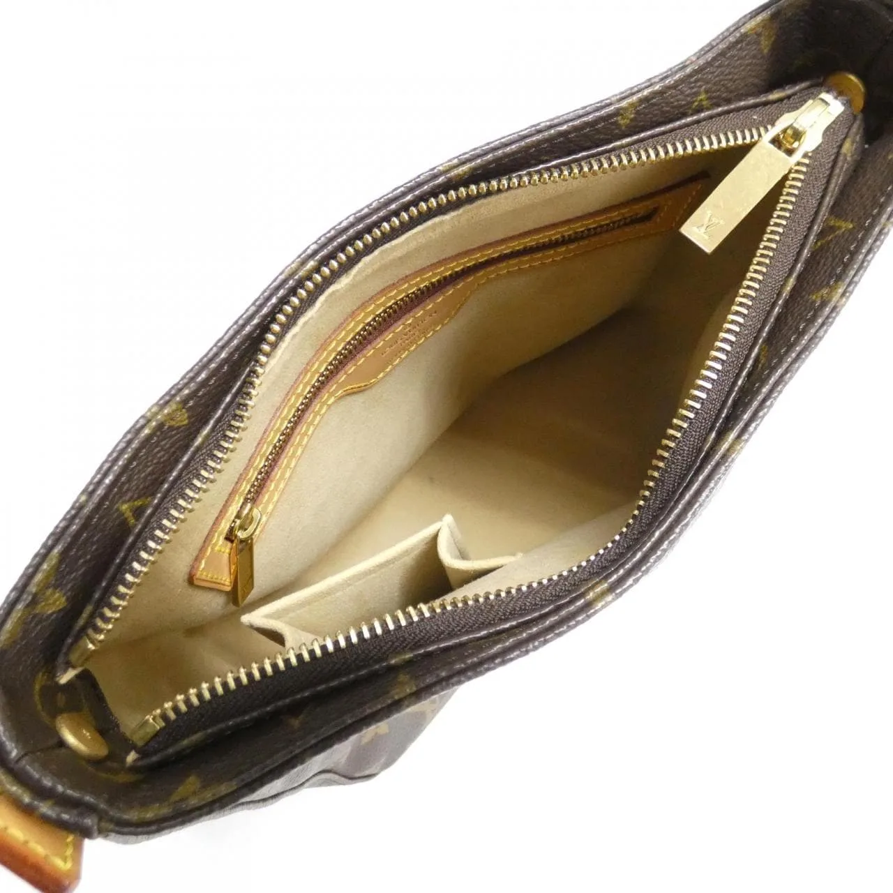 LOUIS VUITTON Looping M51146 Shoulder Monogram 黑色 Monogram 中古品A - 縮圖 6