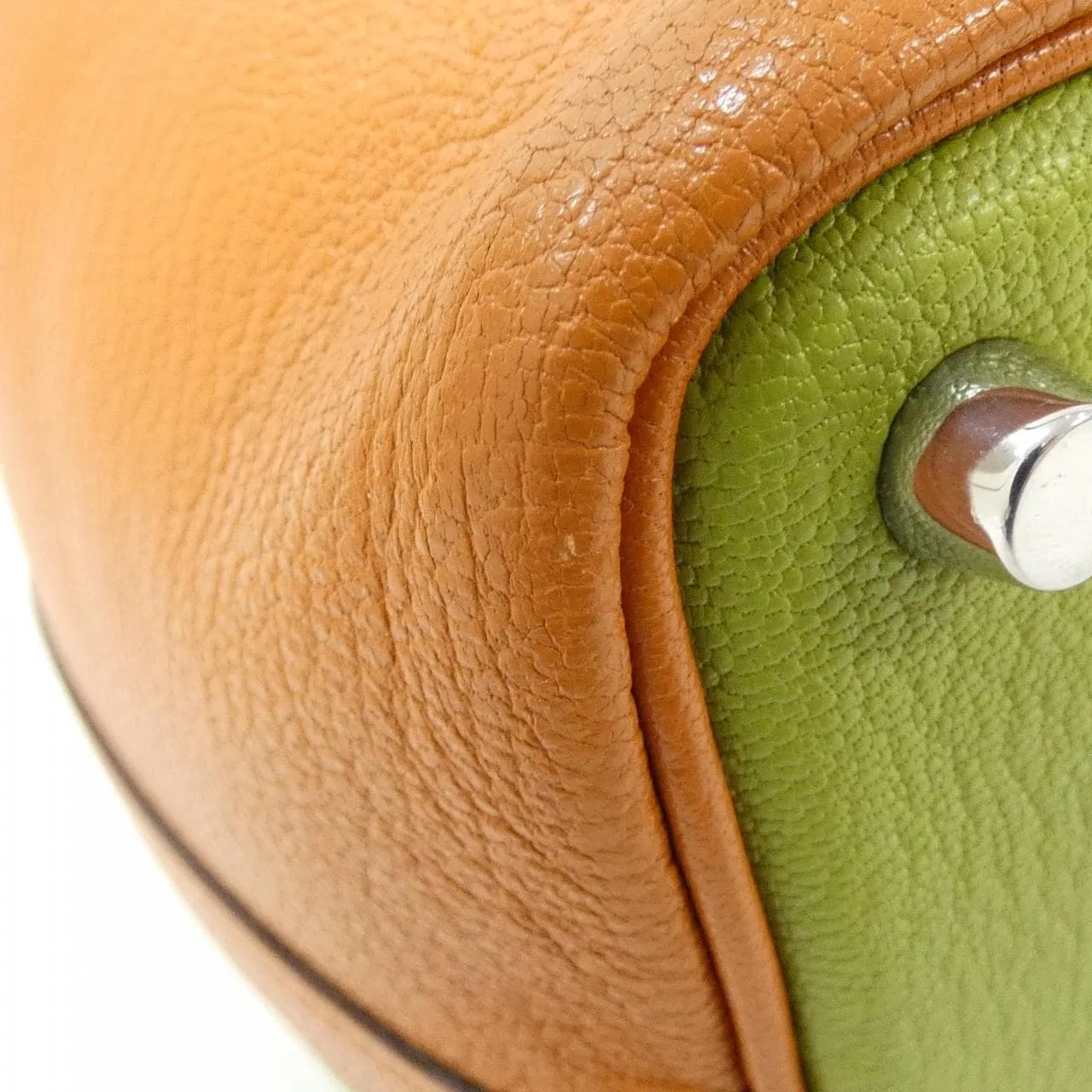 HERMES Picotin 047601CK Handbag Orange Rank A - Thumbnail 2