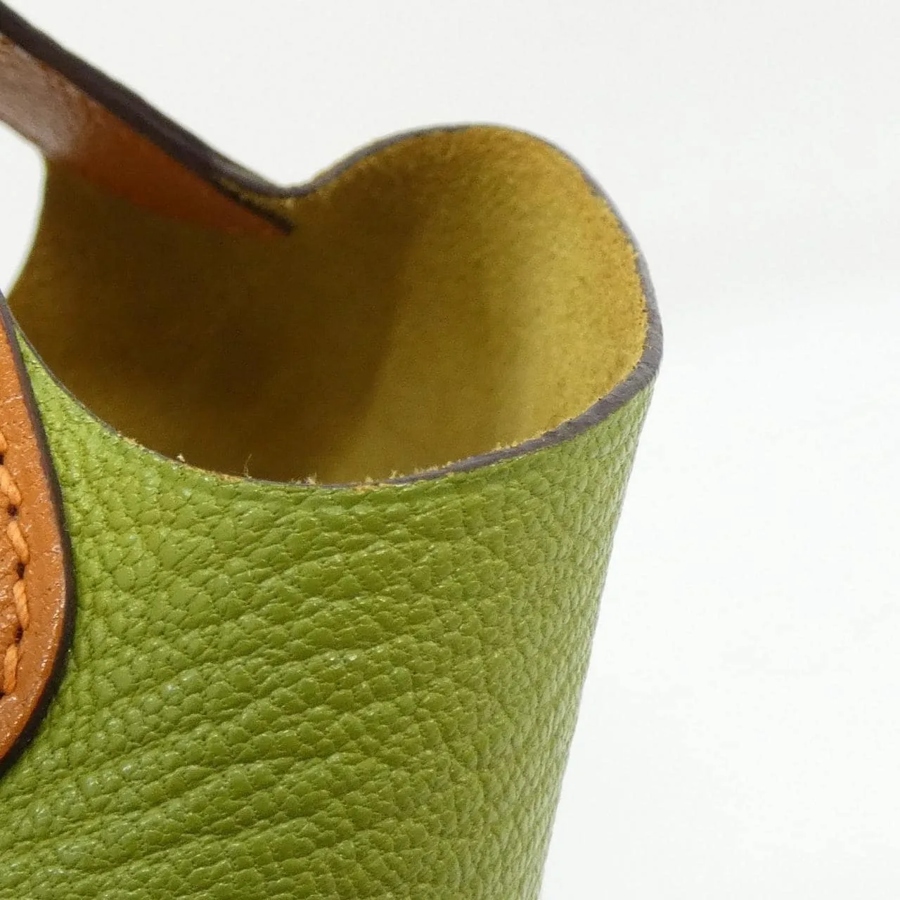 HERMES Picotin 047601CK Handbag Orange Rank A - Thumbnail 4