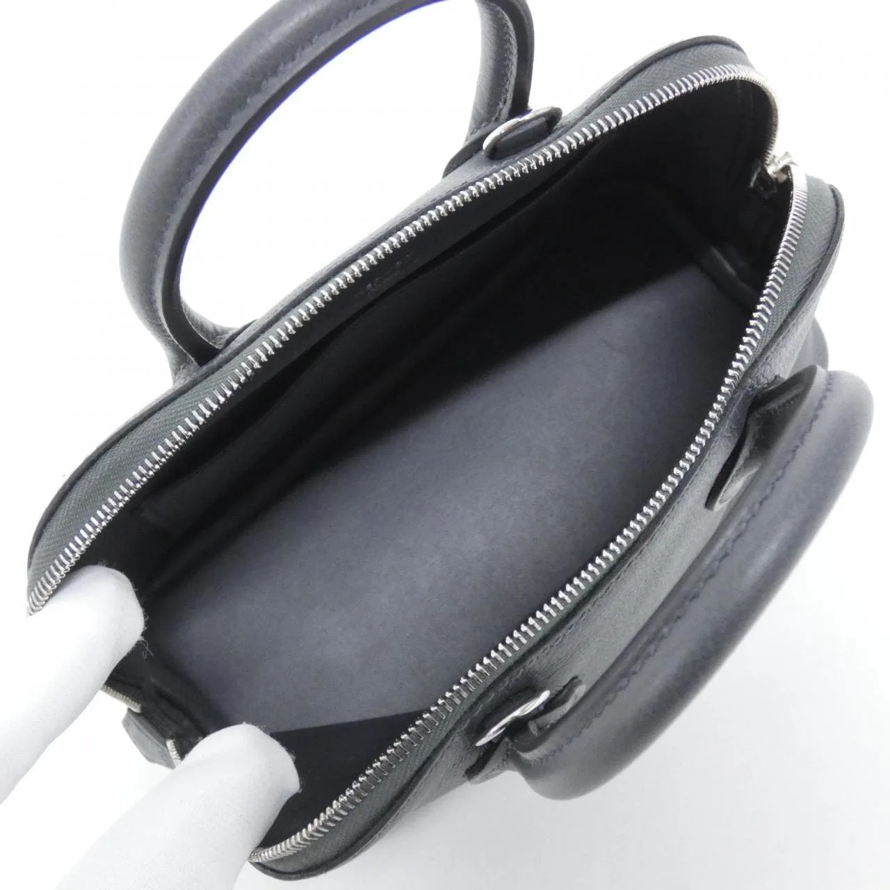 HERMES Bolide 075180CK Handbag Black Rank A - Thumbnail 4