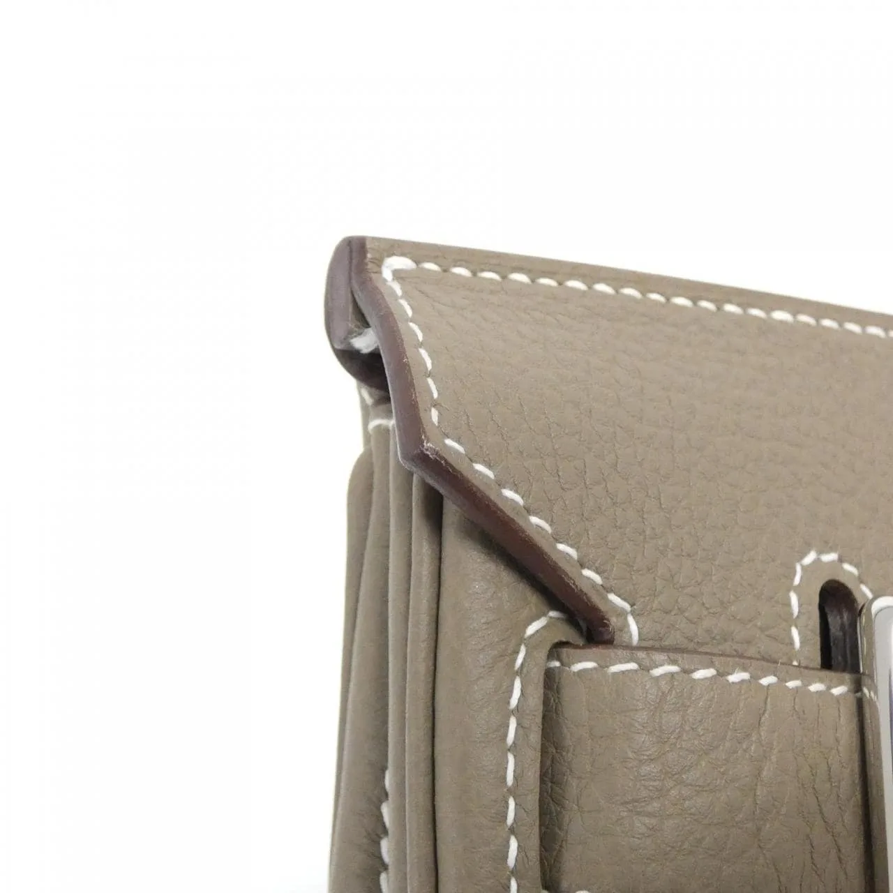 HERMES 083589CK Shoulder Togo Etoupe Togo Leather Rank A - Thumbnail 4