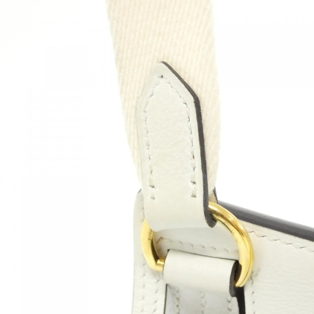 HERMES 084047CC Shoulder White Rank A - Thumbnail 8