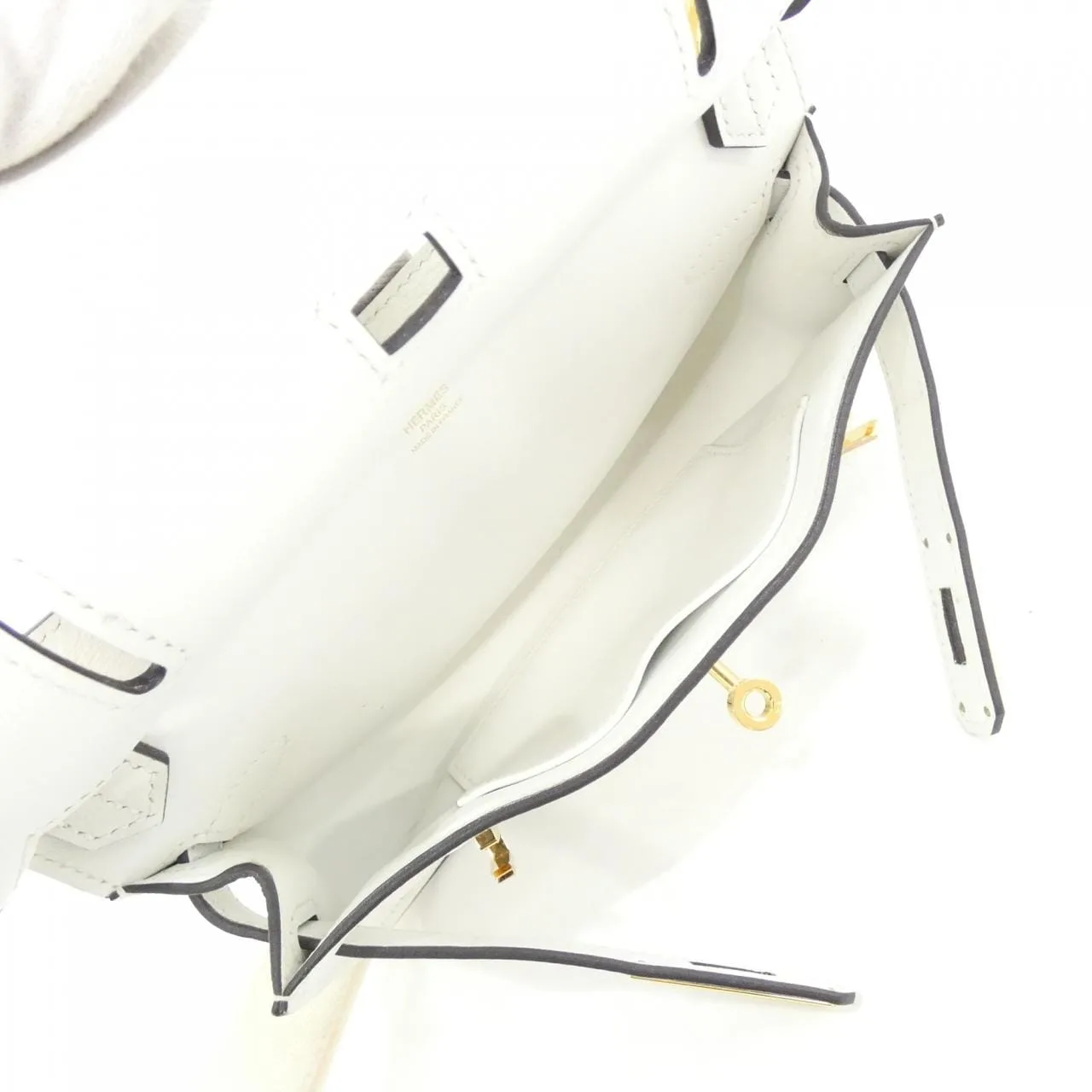 HERMES 084047CC Shoulder White Rank A - Thumbnail 10