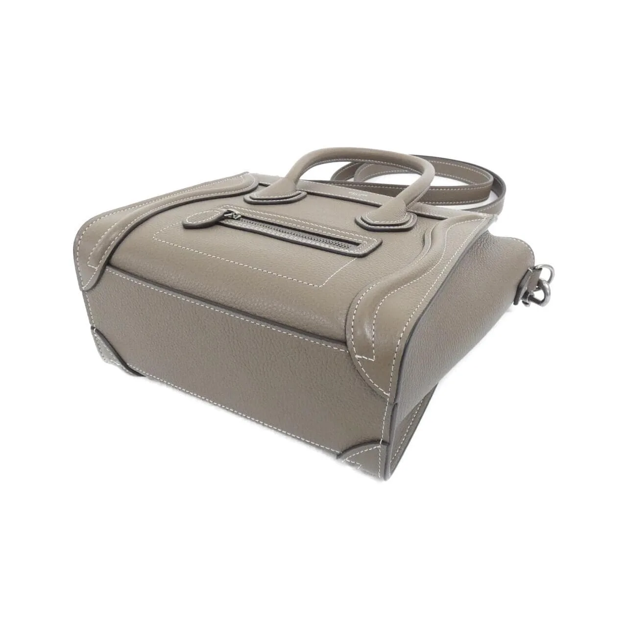 CELINE Luggage 189243DRU 手提包 黑色 中古品A - 縮圖 3